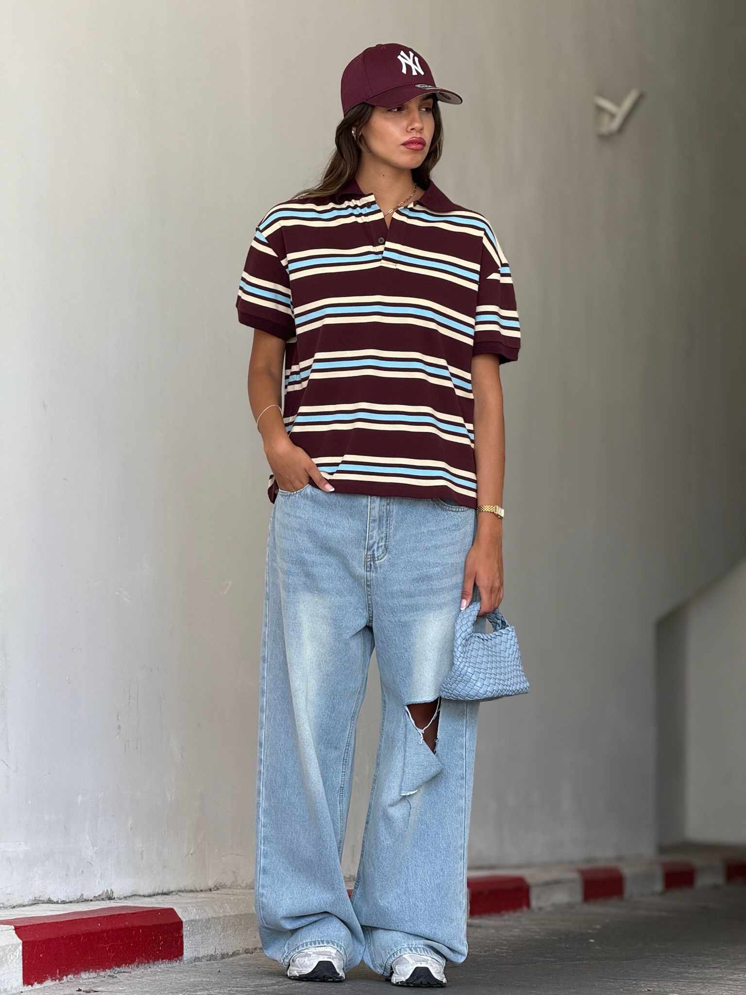 ג'ינס ליהי תכלת