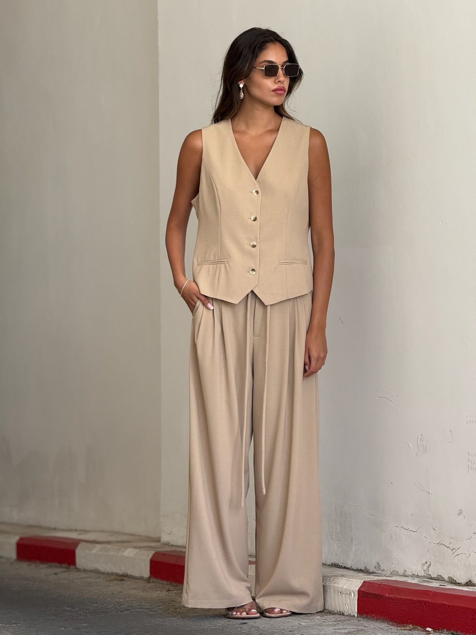 מכנס שלבי מוקה