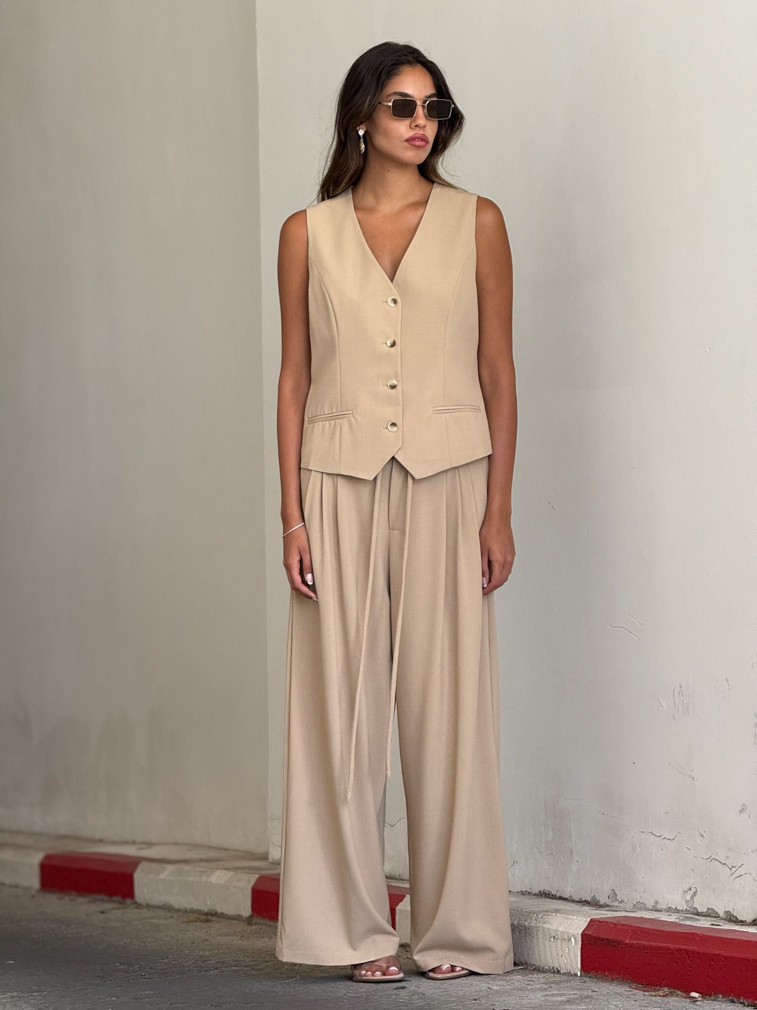 מכנס שלבי מוקה