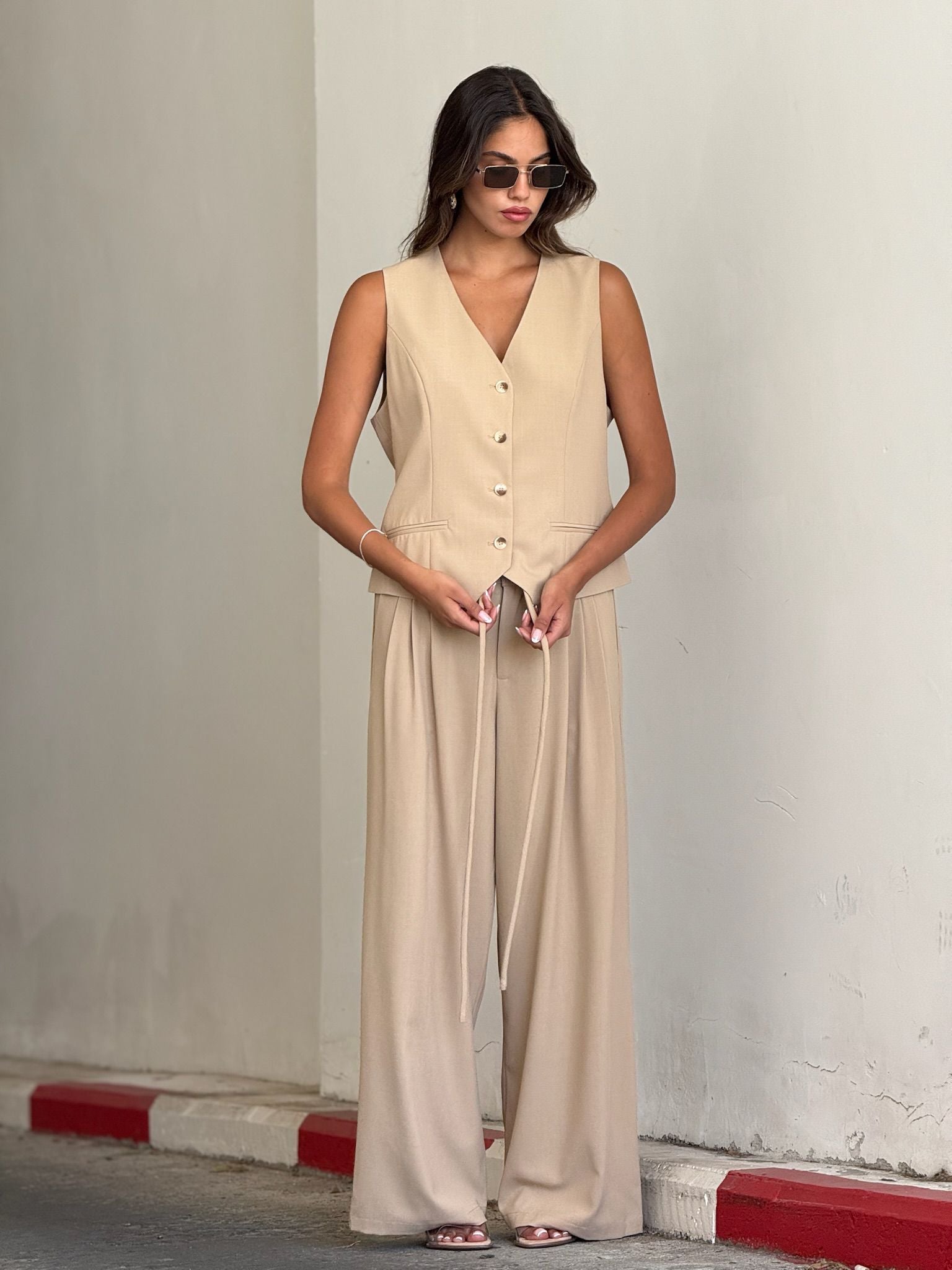 מכנס שלבי מוקה