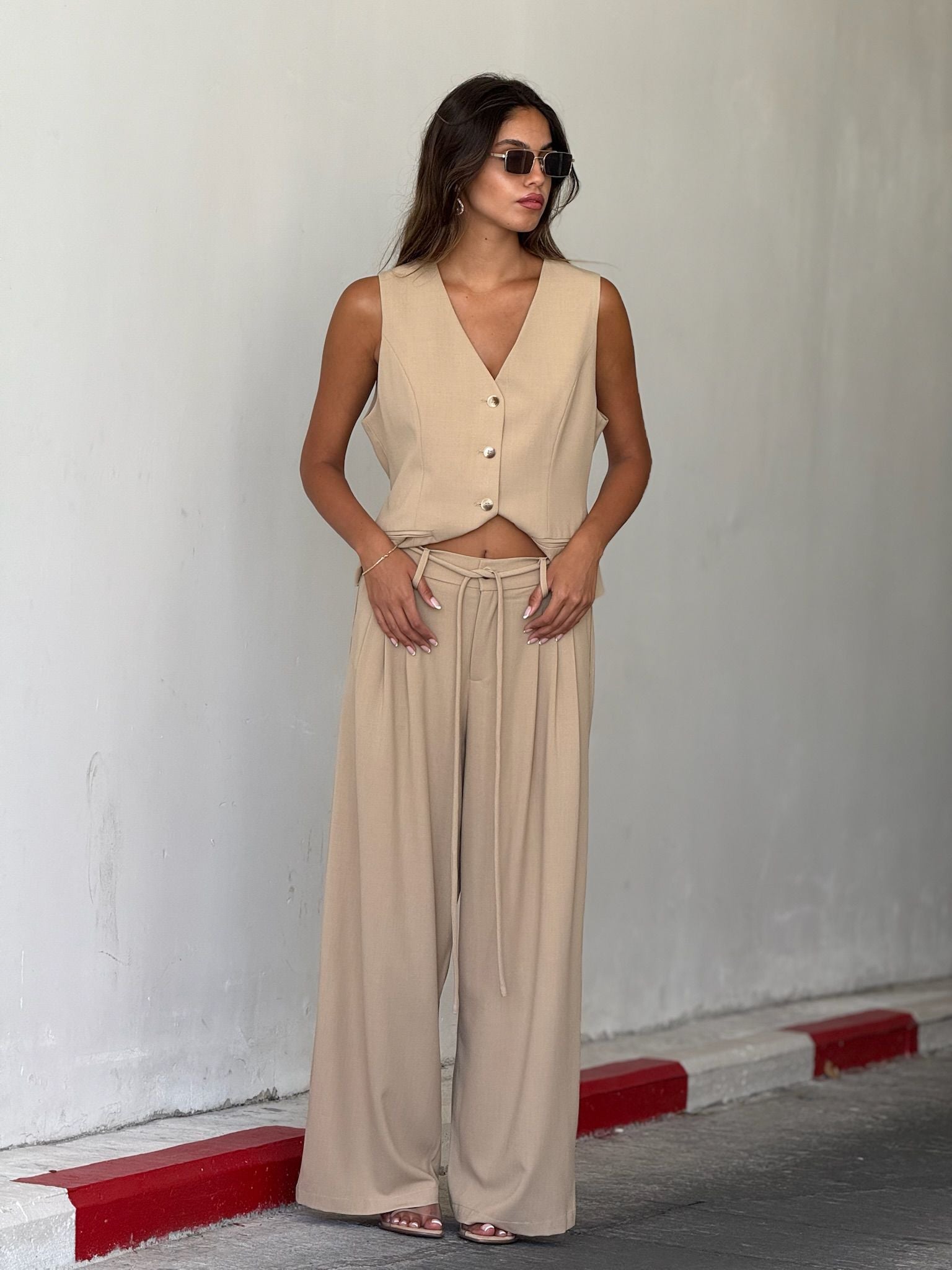 מכנס שלבי מוקה