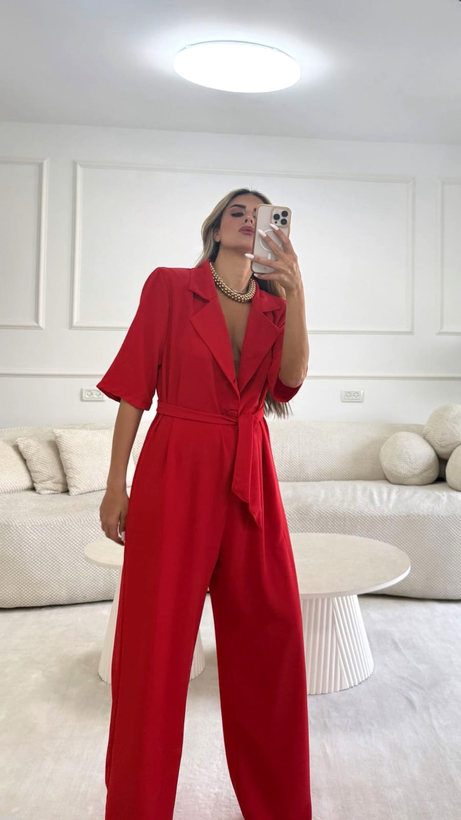 אוברול מירן אדום