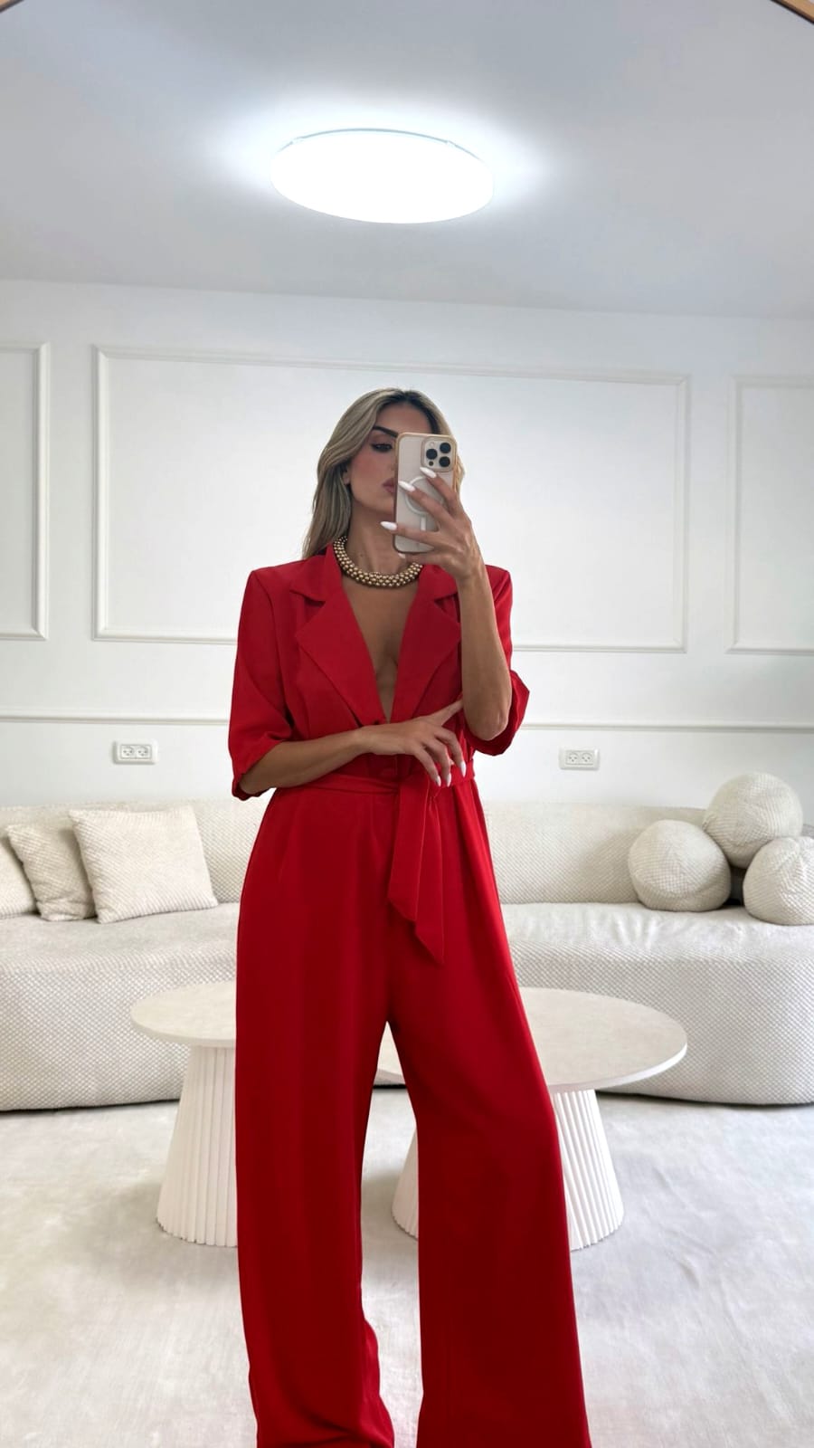 אוברול מירן אדום