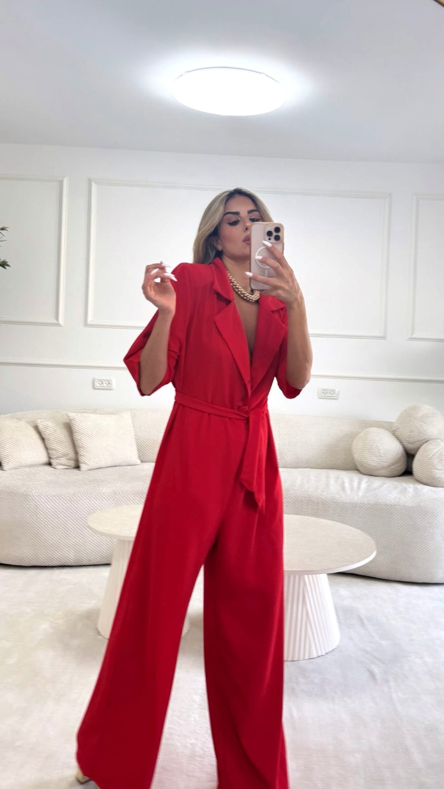 אוברול מירן אדום