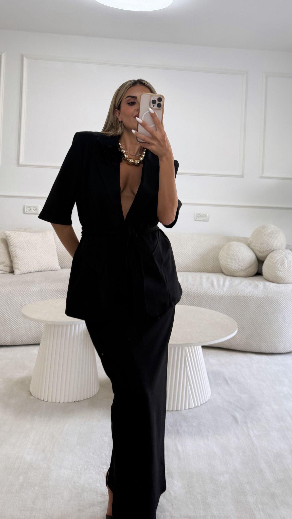 חליפת חצאית מיתר