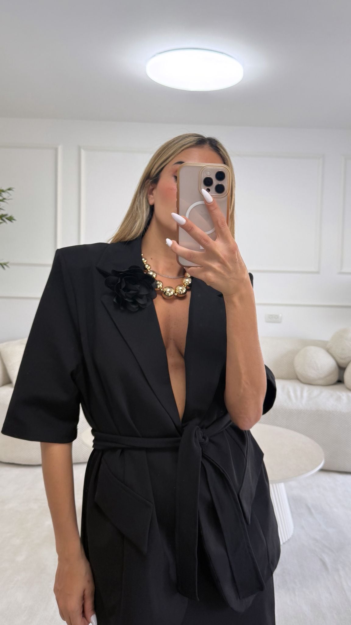 חליפת חצאית מיתר