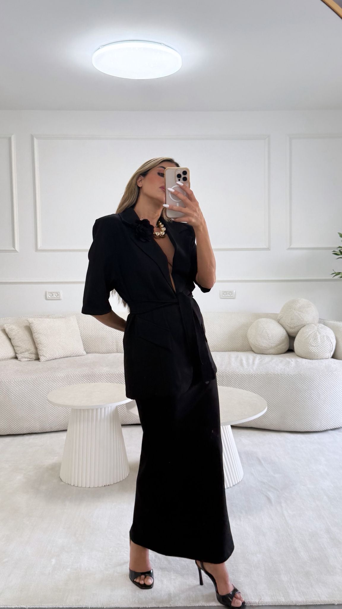 חליפת חצאית מיתר