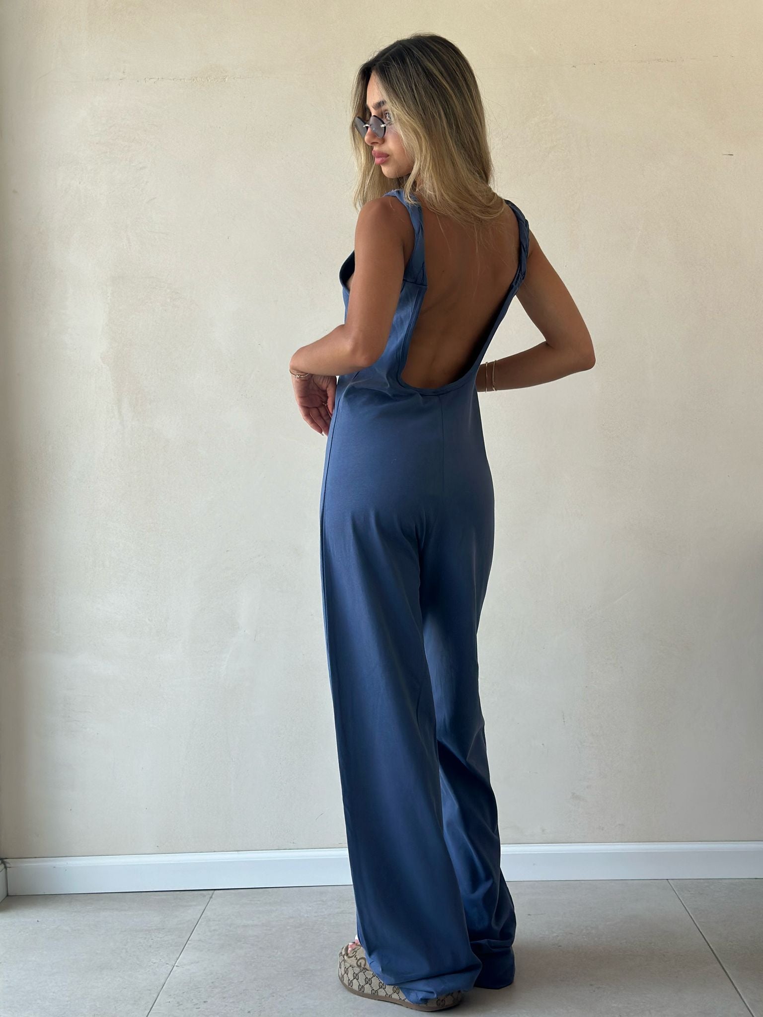 אוברול הודיה כחול