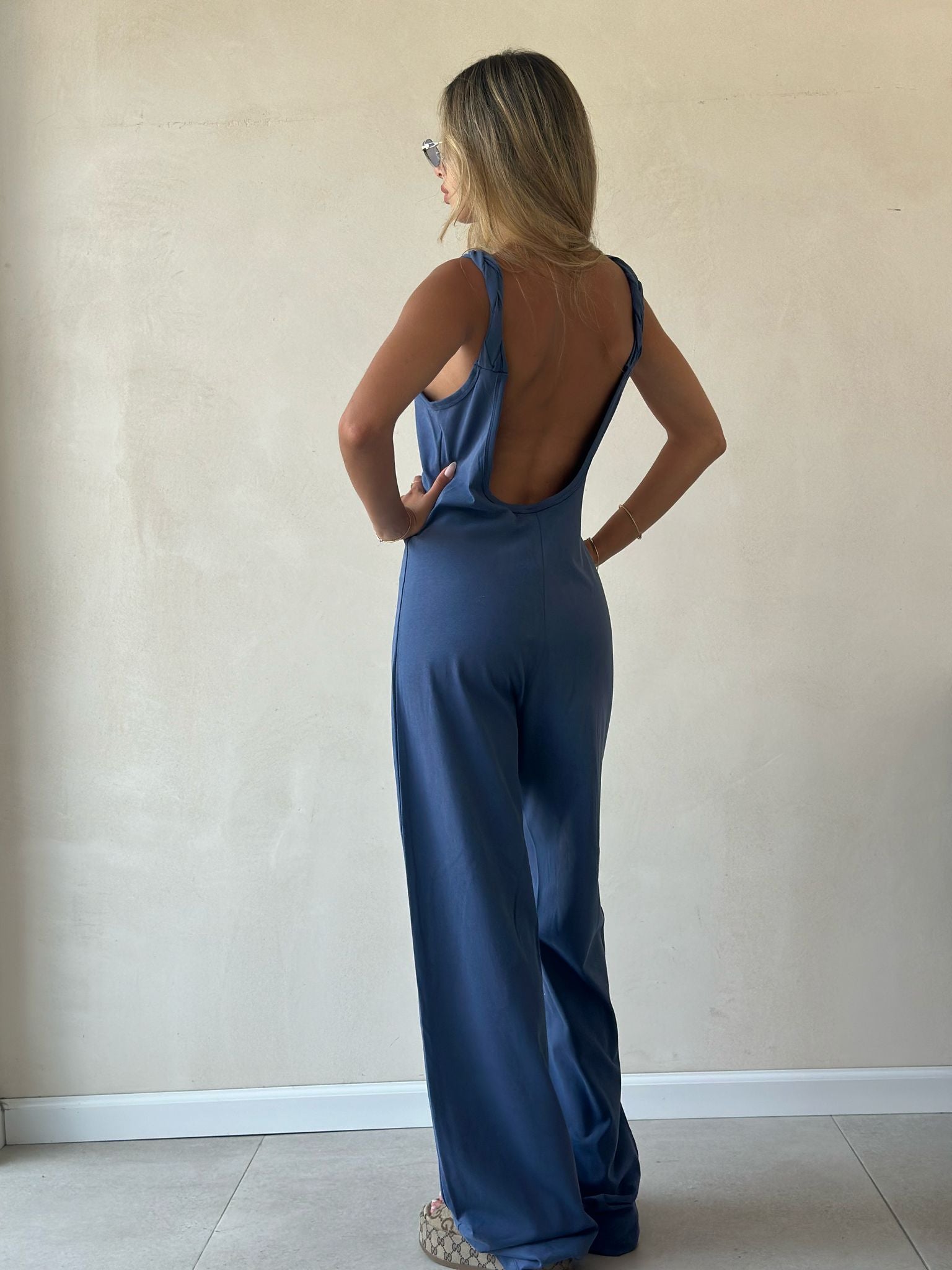 אוברול הודיה כחול