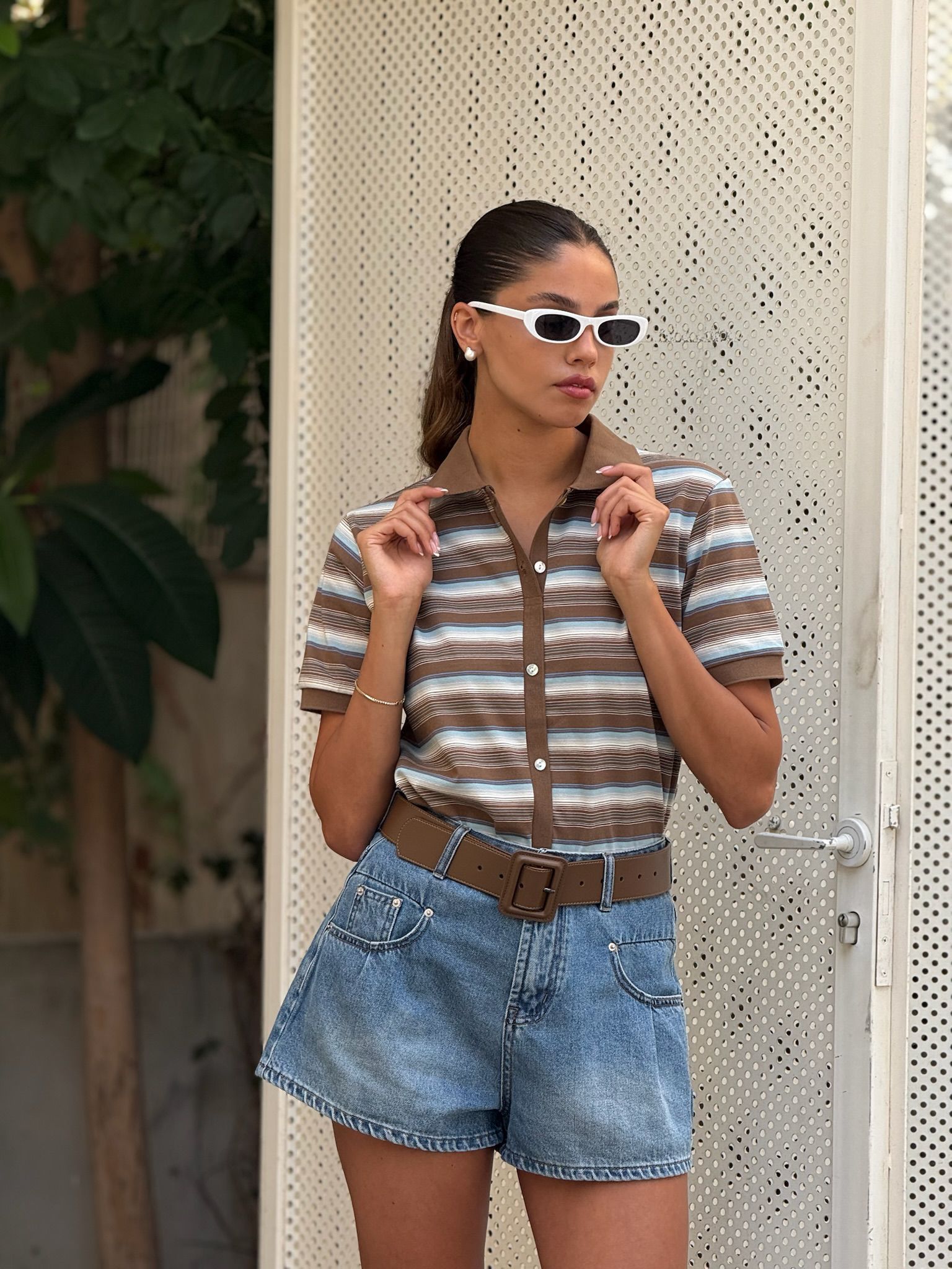 חולצת גילי חום