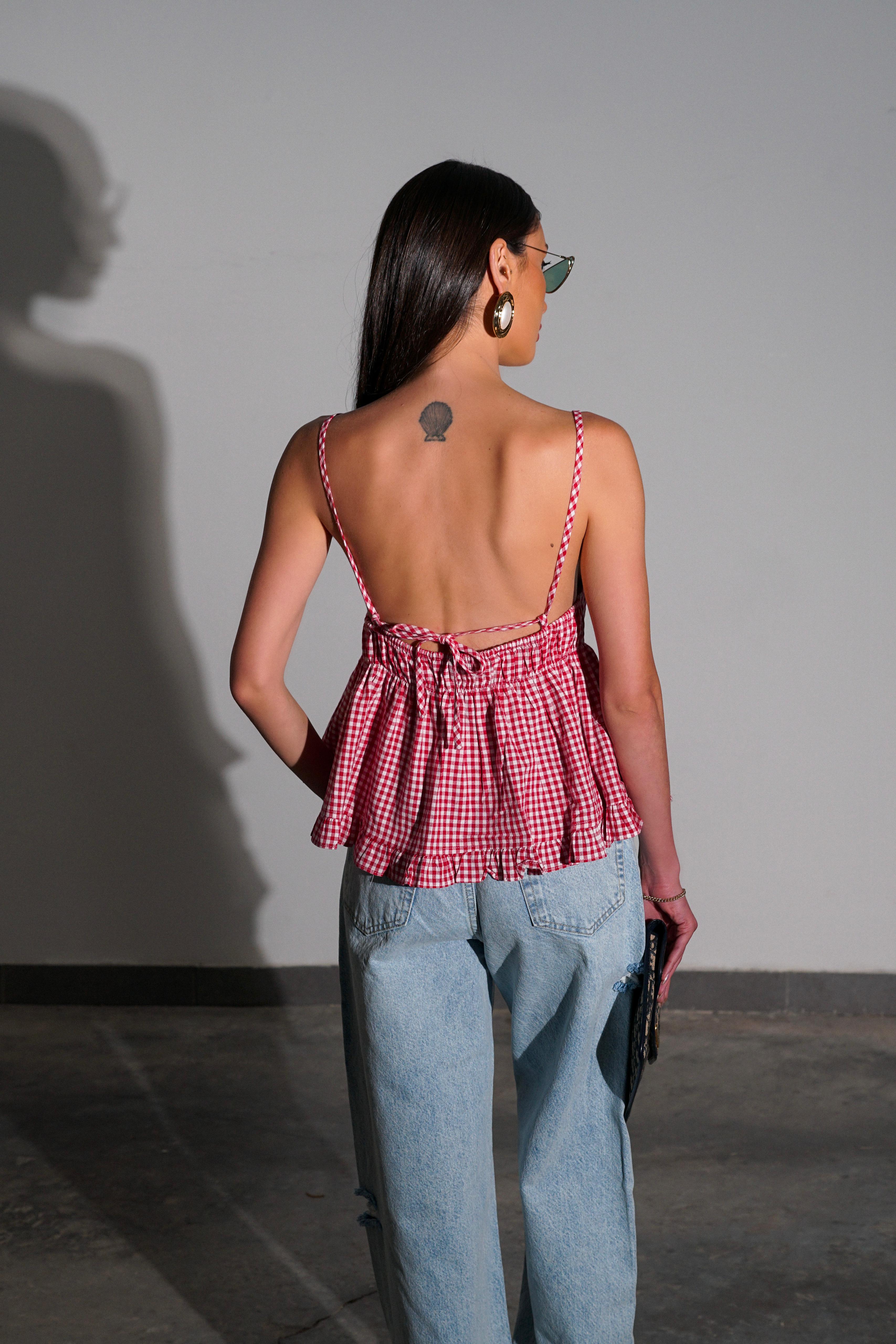 גופיית לטיסן אדום