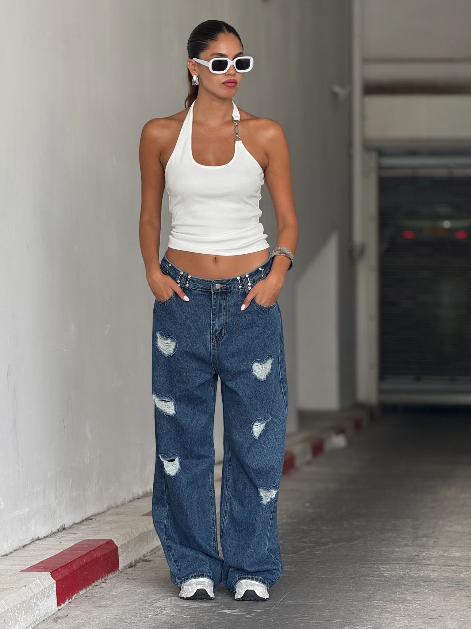 ג'ינס מיליה כחול