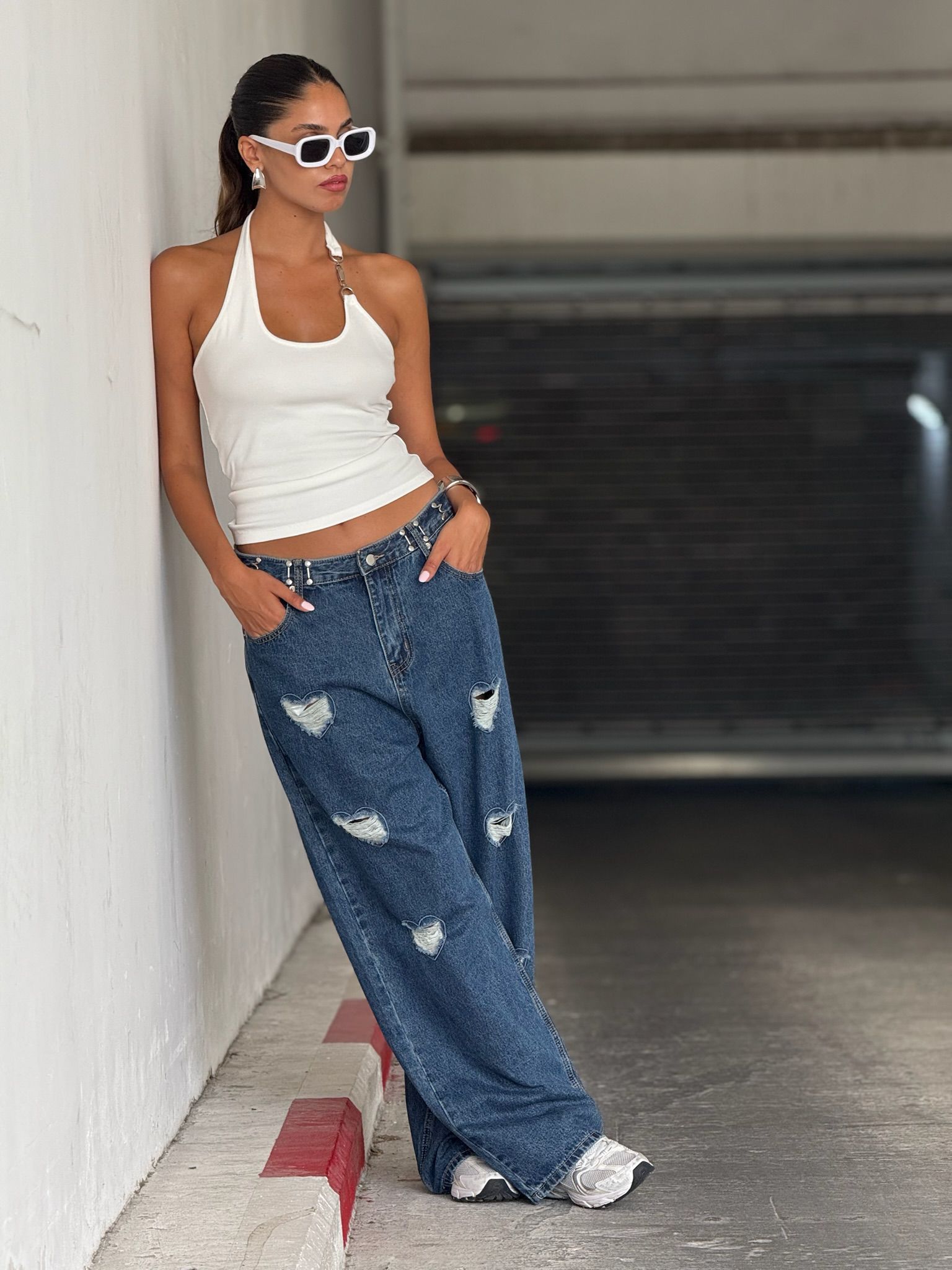 ג'ינס מיליה כחול