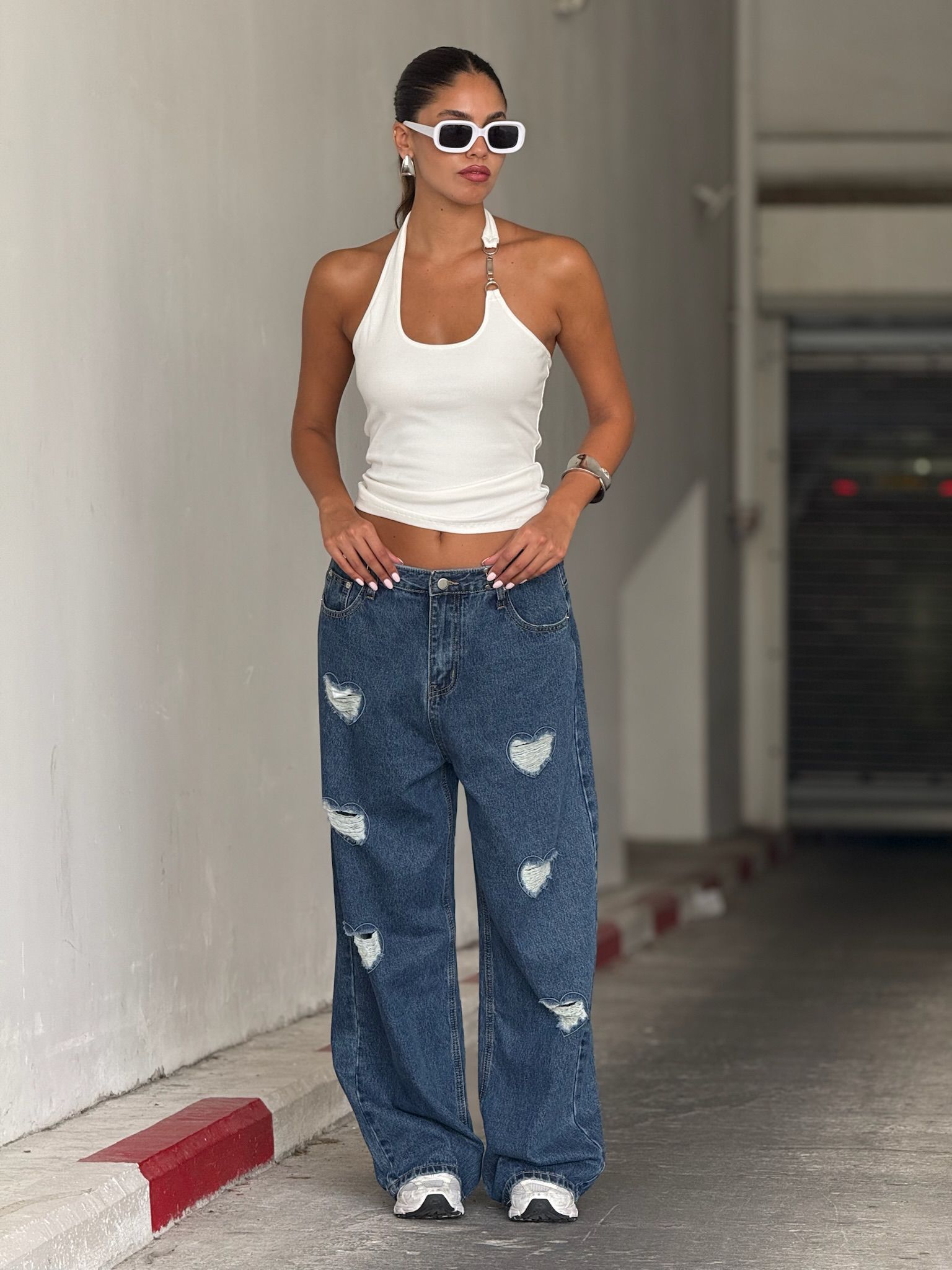 ג'ינס מיליה כחול