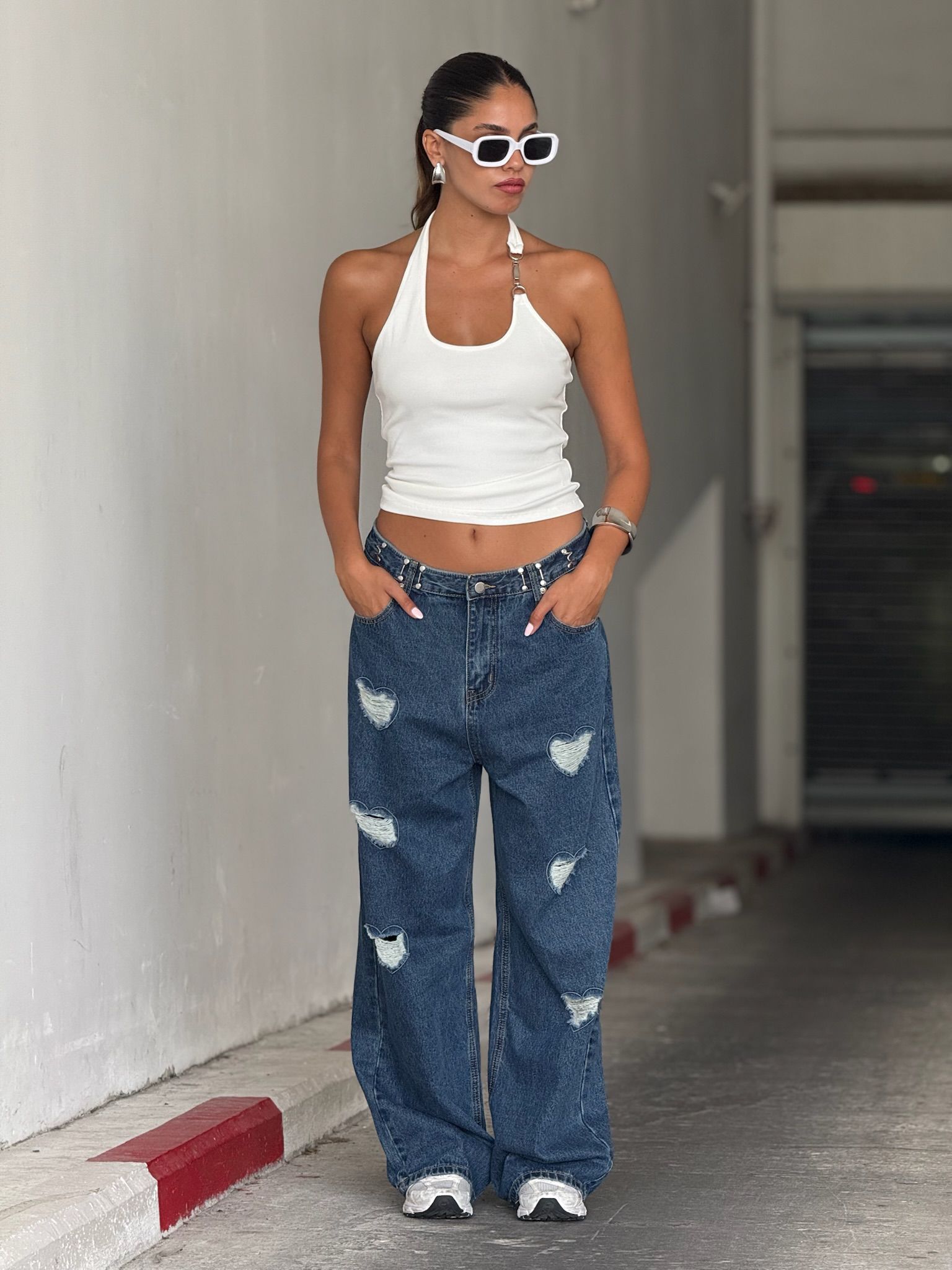 ג'ינס מיליה כחול