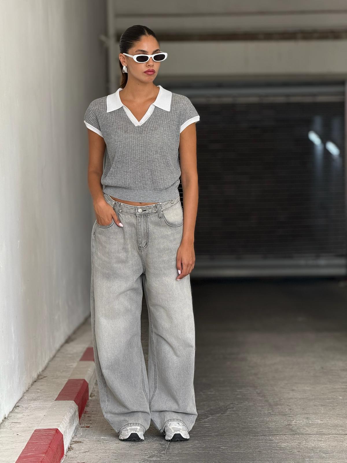 חולצת סוני אפור