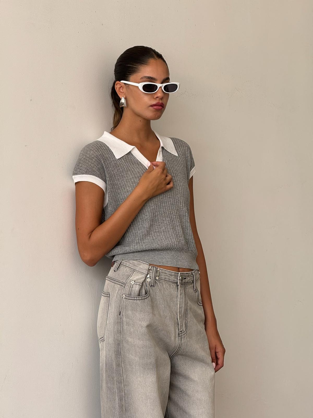 חולצת סוני אפור