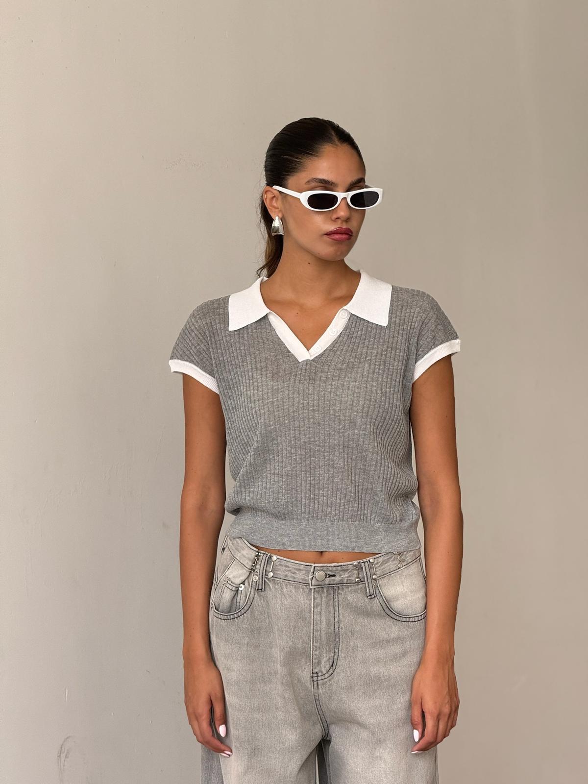 חולצת סוני אפור