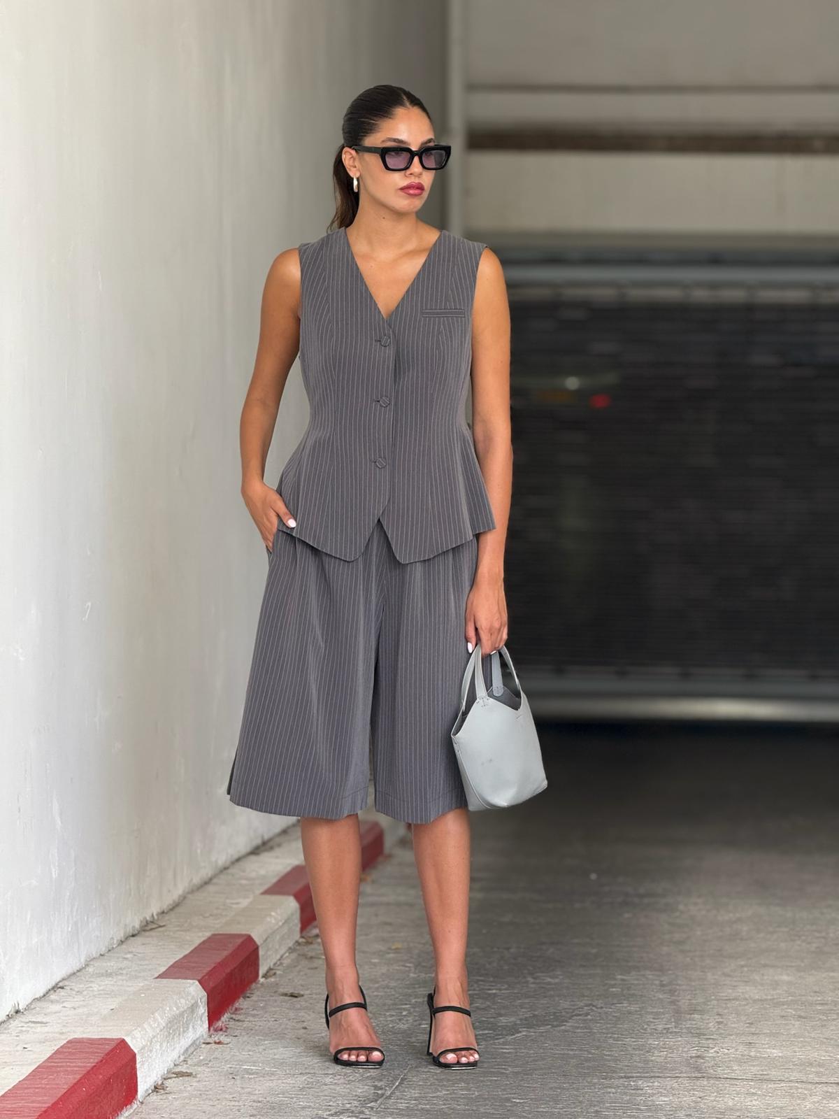 מכנס דלפי אפור