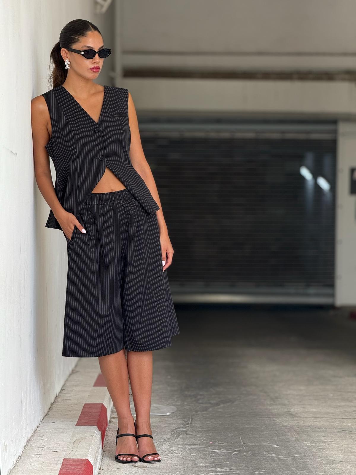 מכנס דלפי שחור