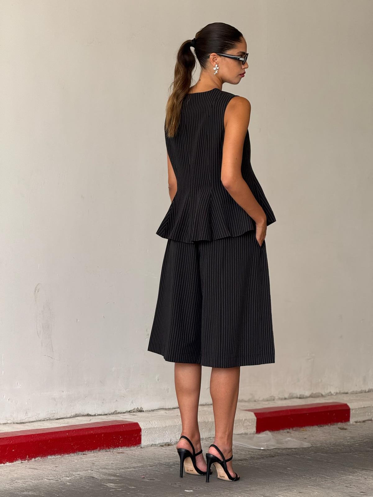 מכנס דלפי שחור