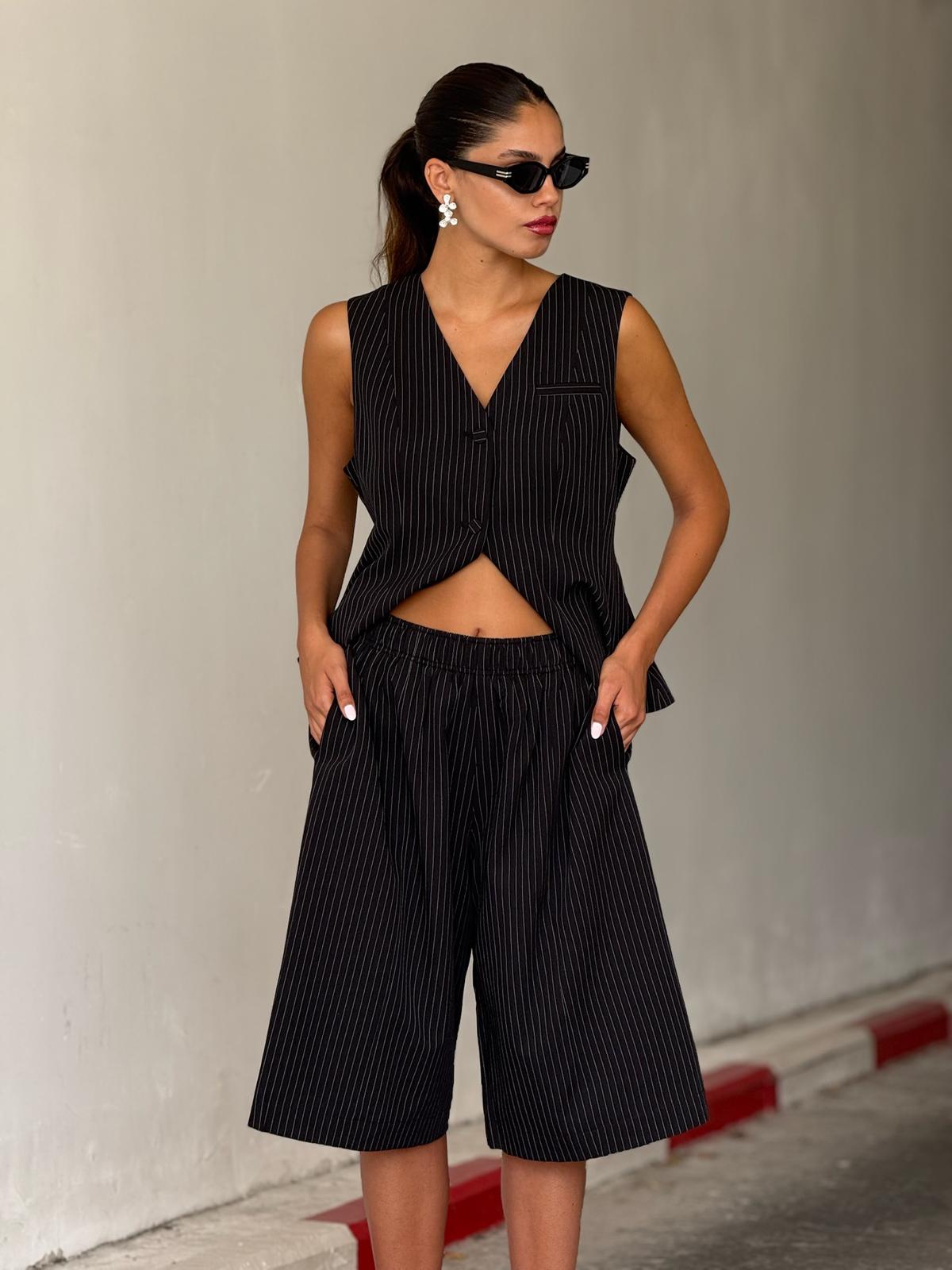 מכנס דלפי שחור