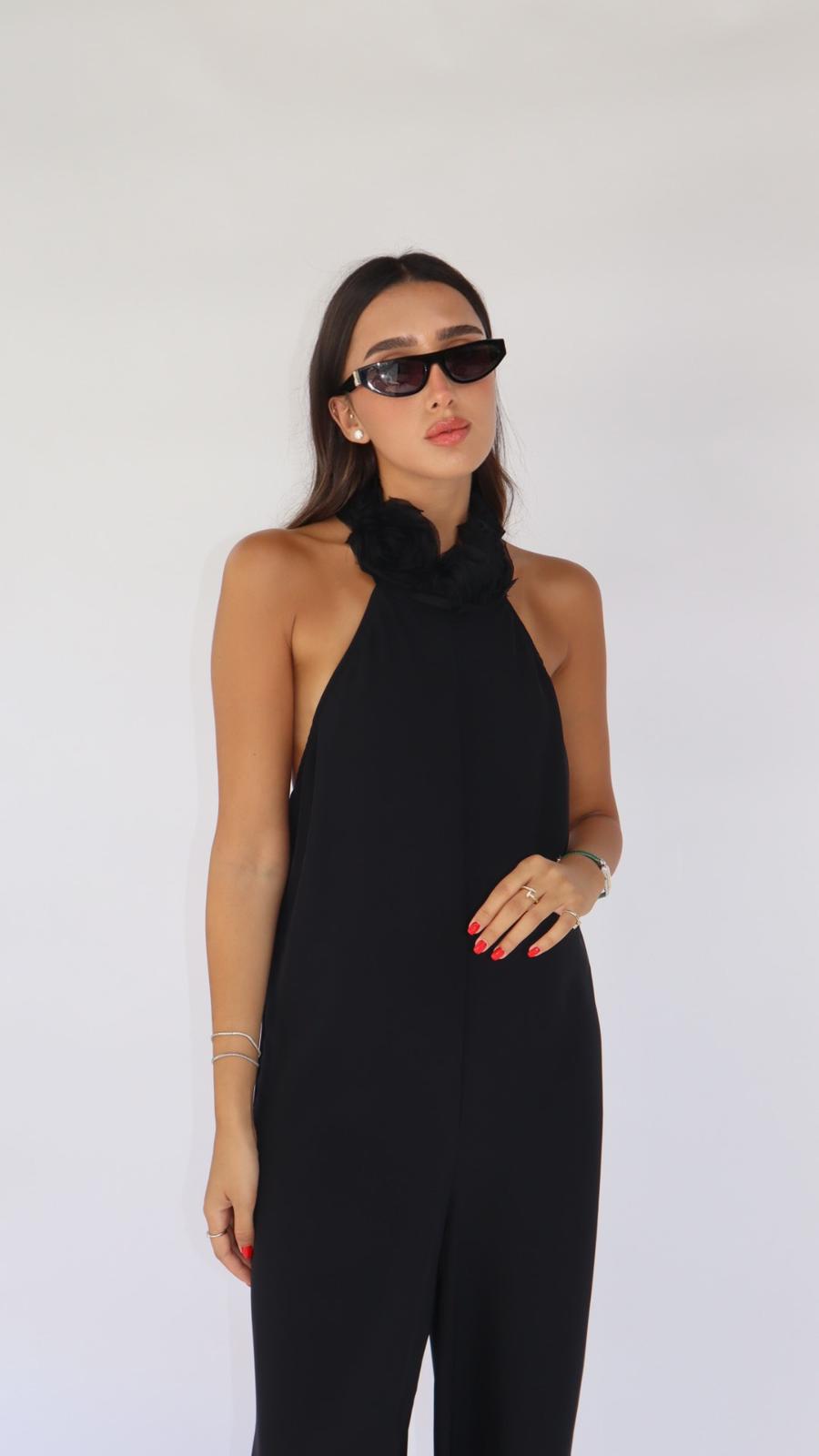 אוברול קולר פלורין שחור