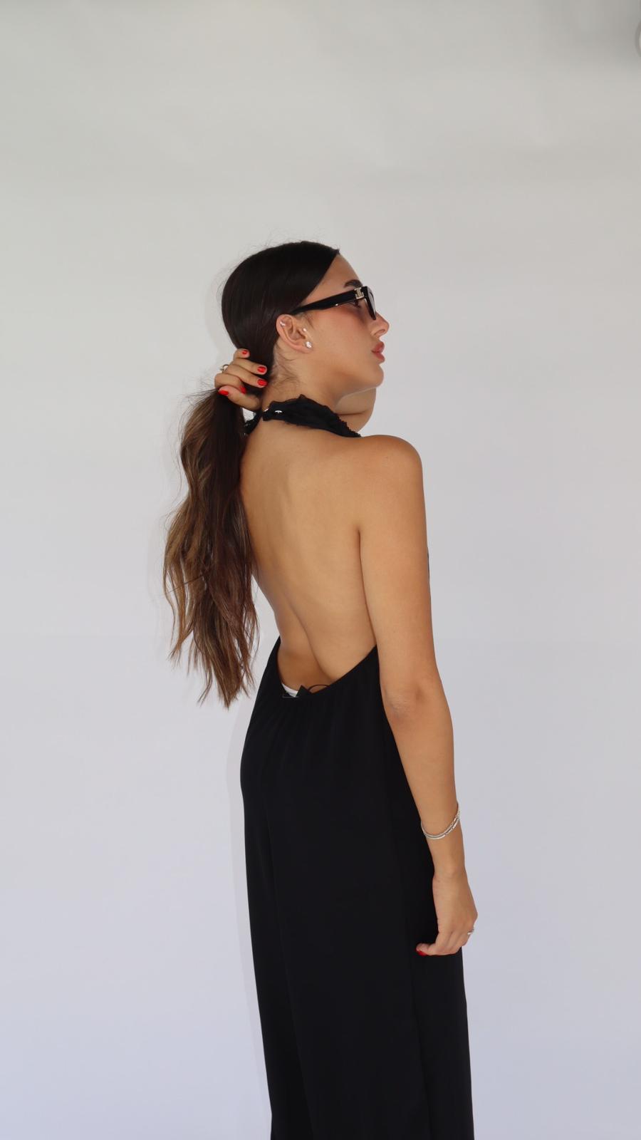 אוברול קולר פלורין שחור