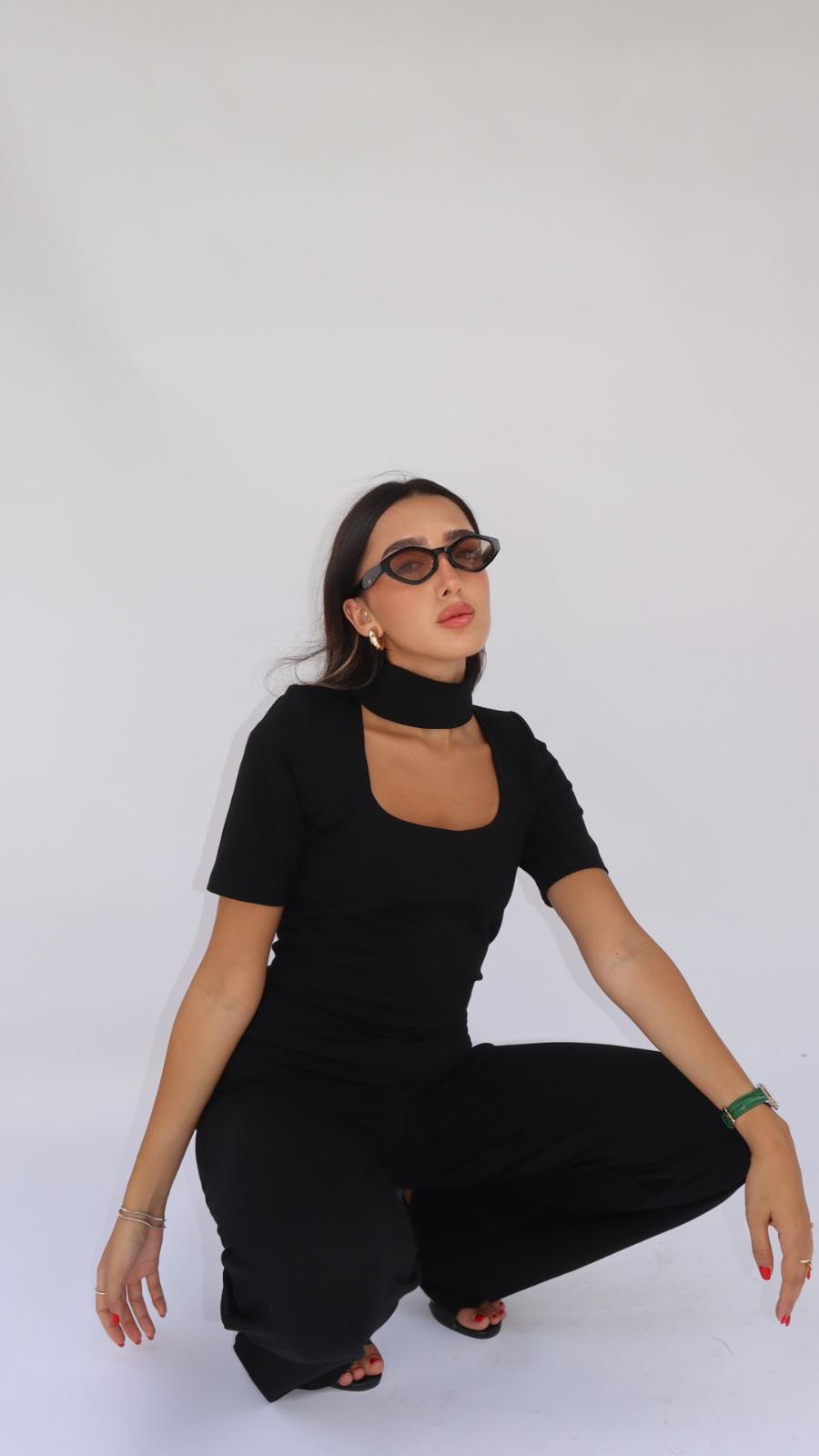 אוברול שנייד שחור