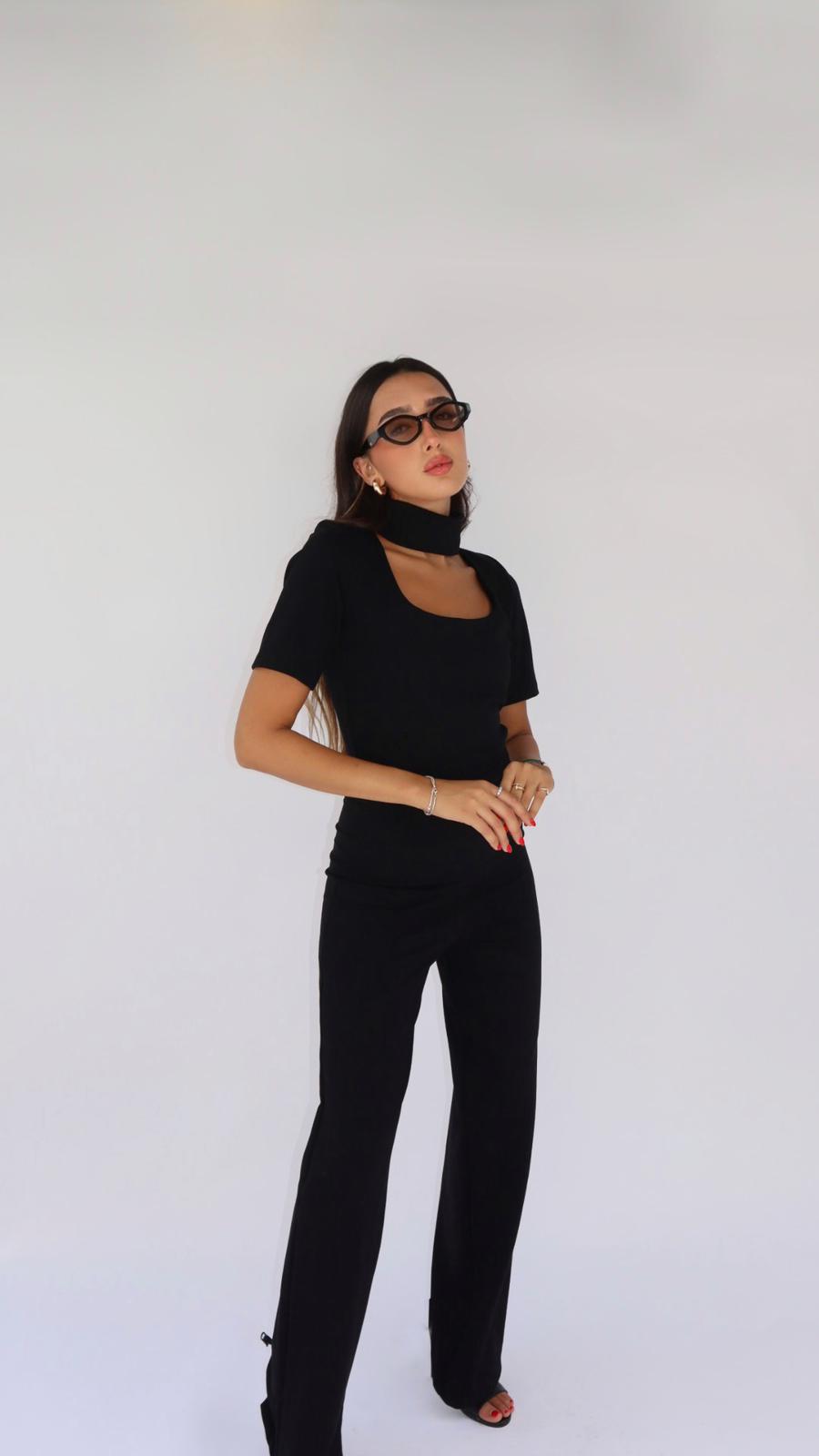 אוברול שנייד שחור