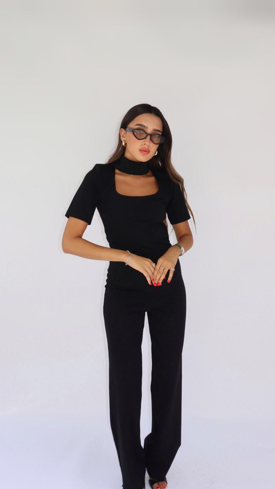 אוברול שנייד שחור