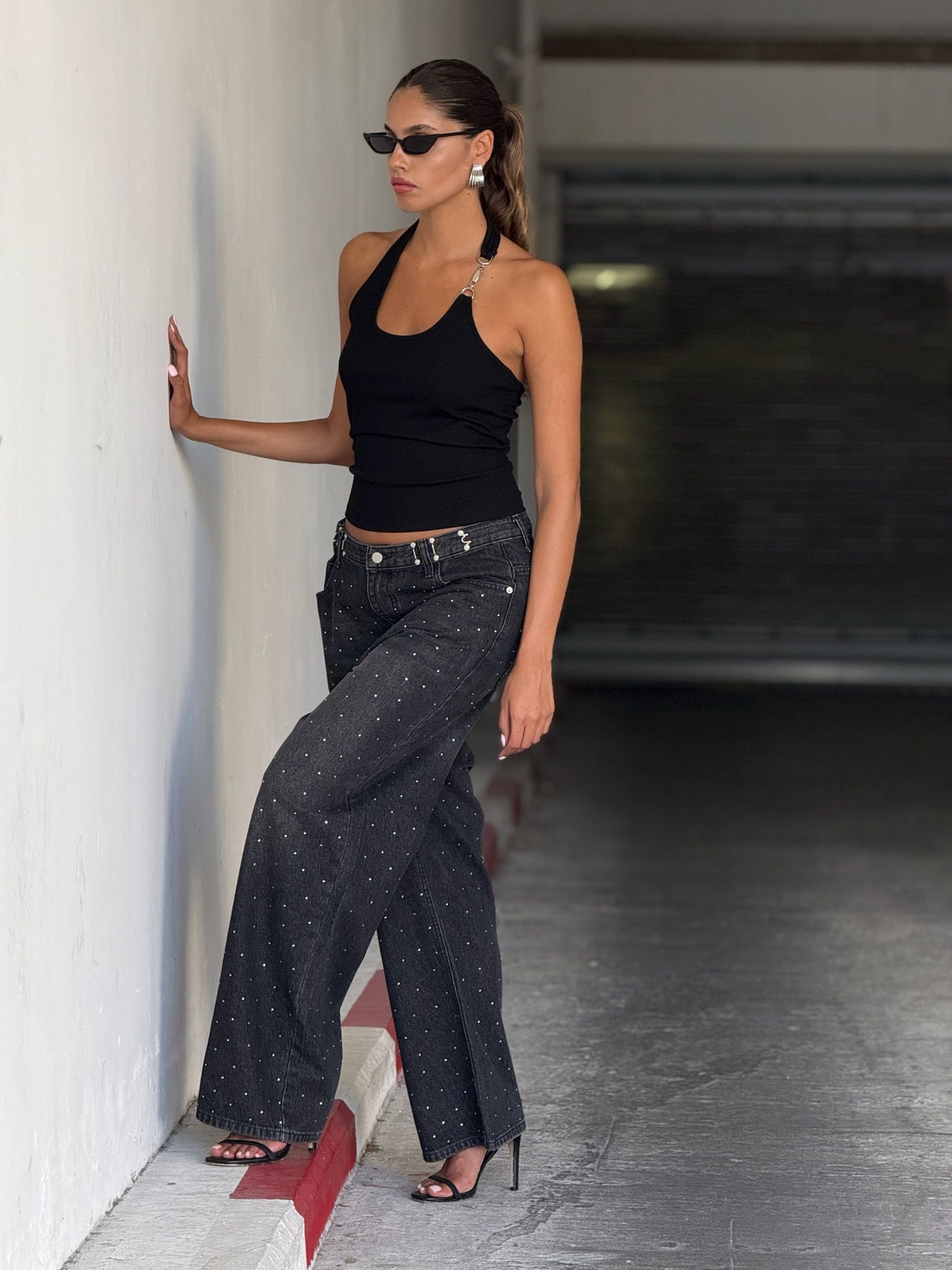 גופיית נינה שחור