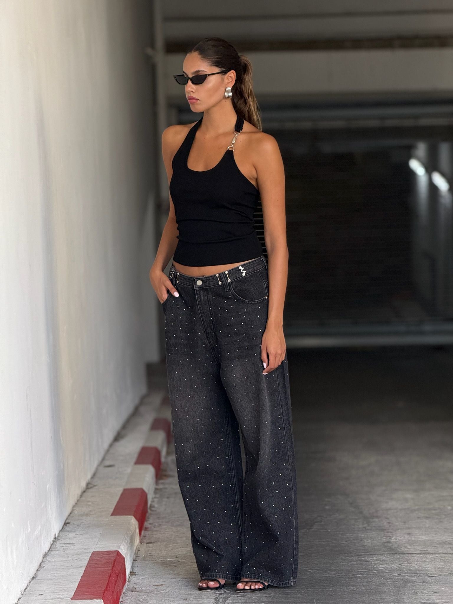 גופיית נינה שחור