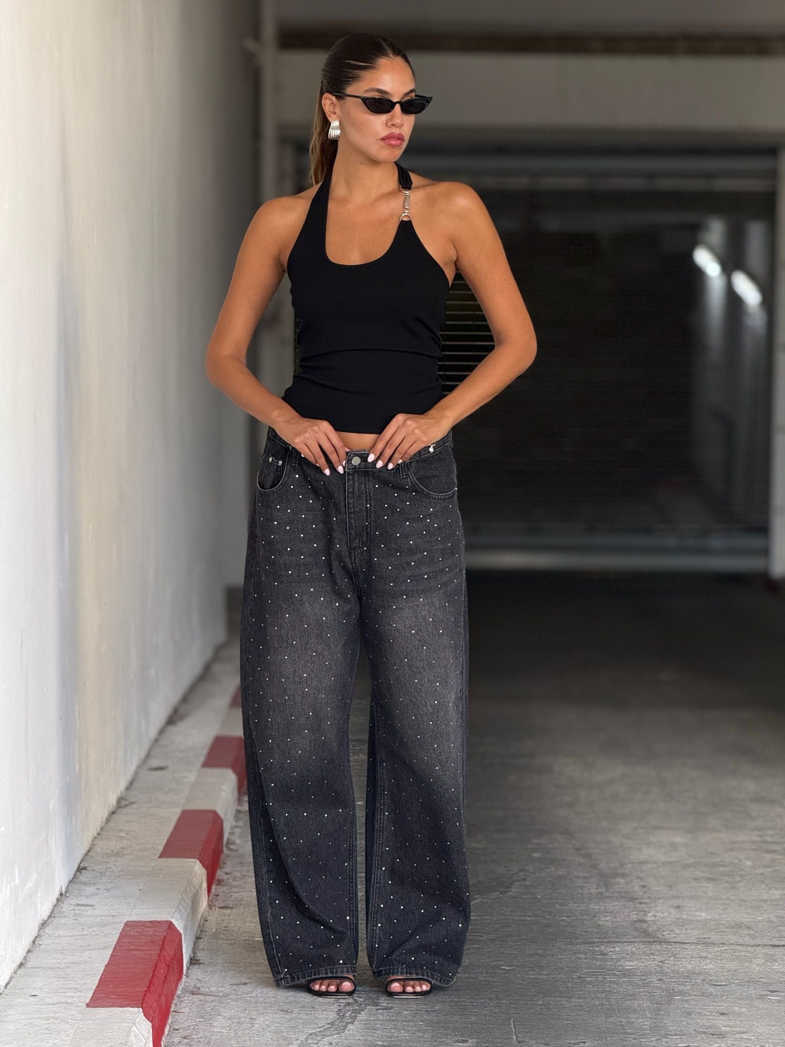 גופיית נינה שחור