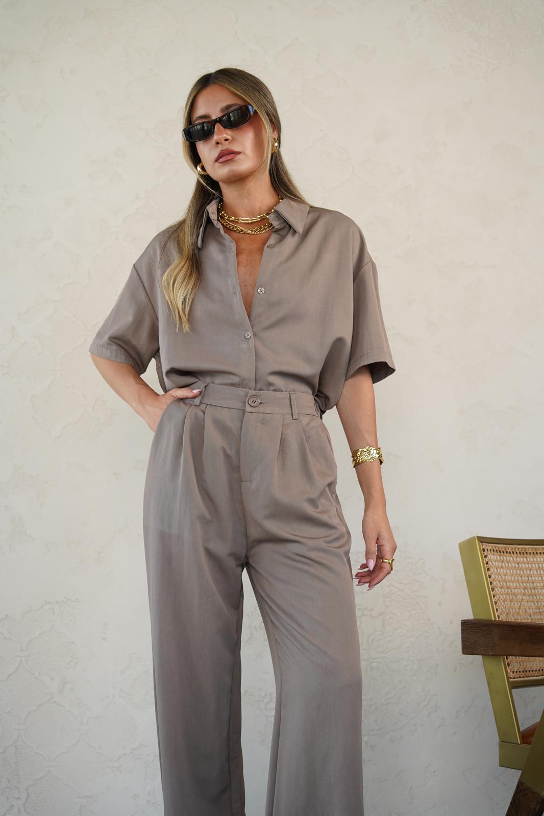 חליפת טינה קפה