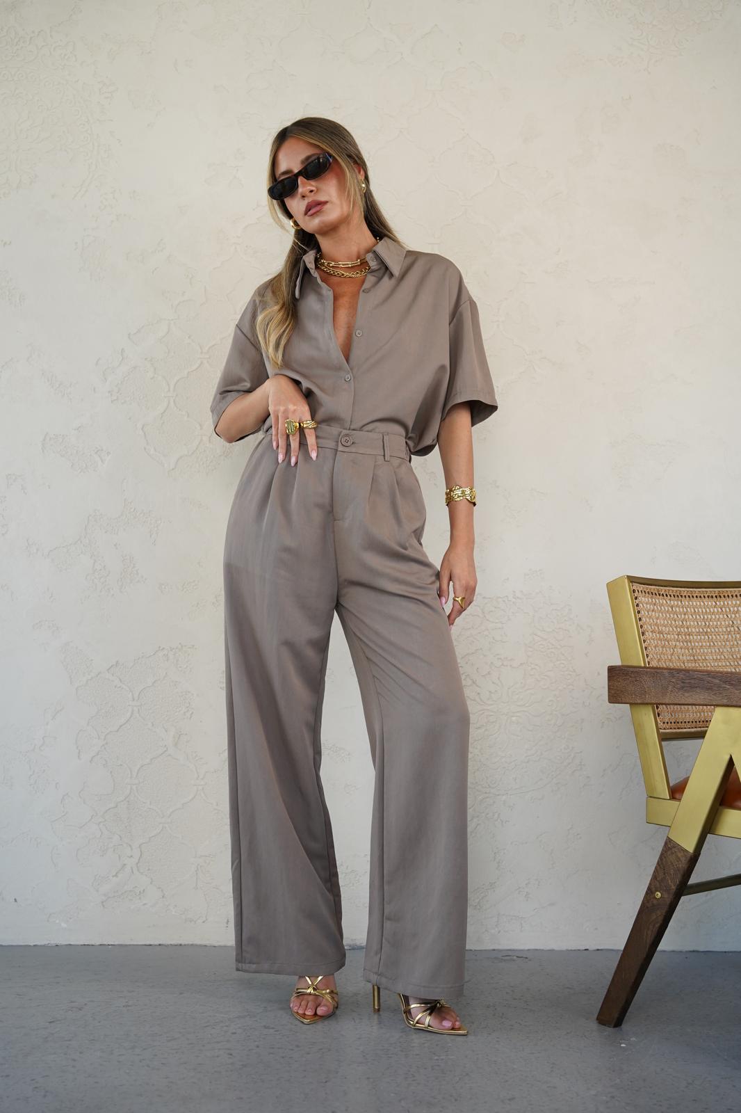 חליפת טינה קפה