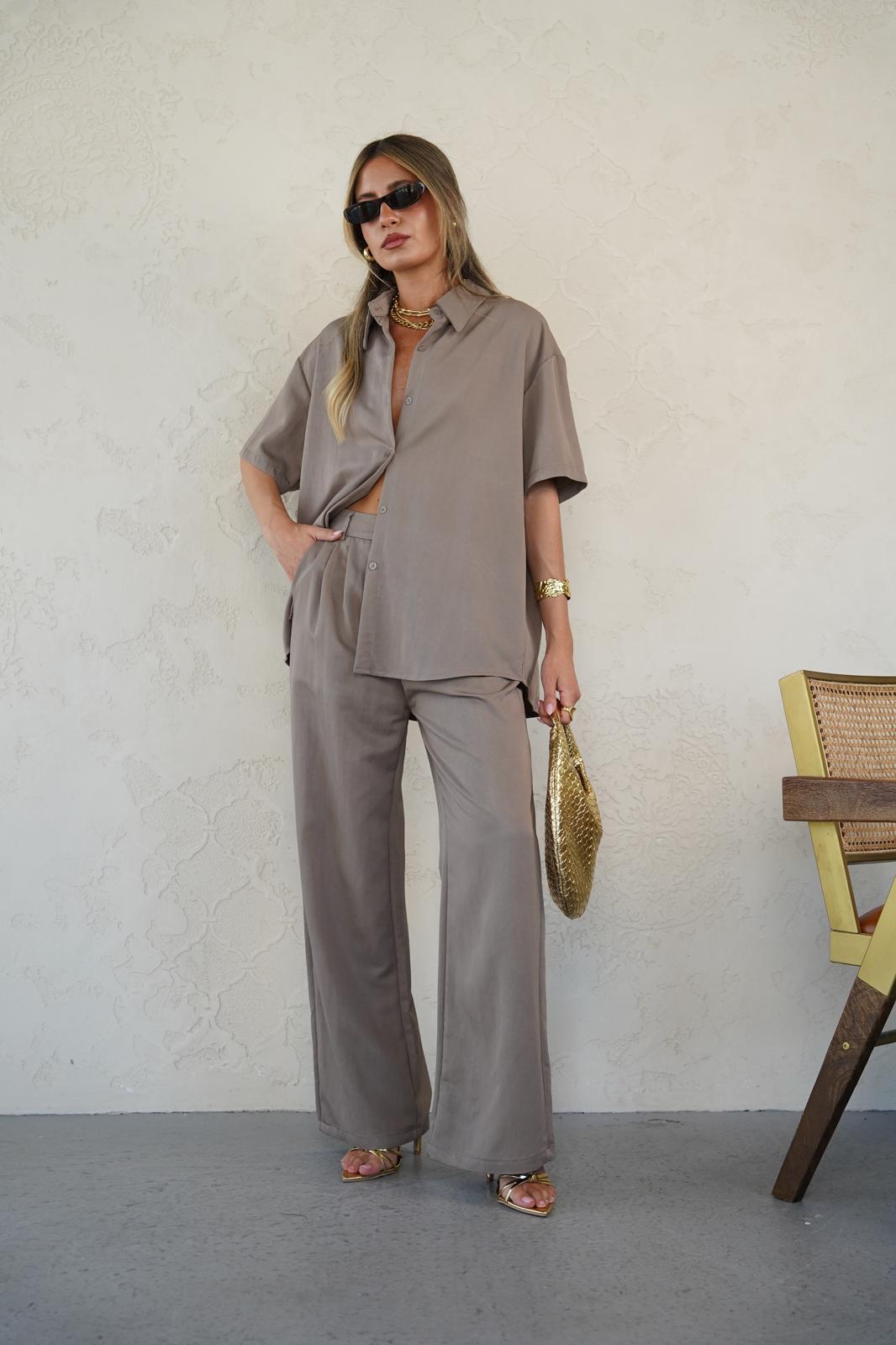 חליפת טינה קפה