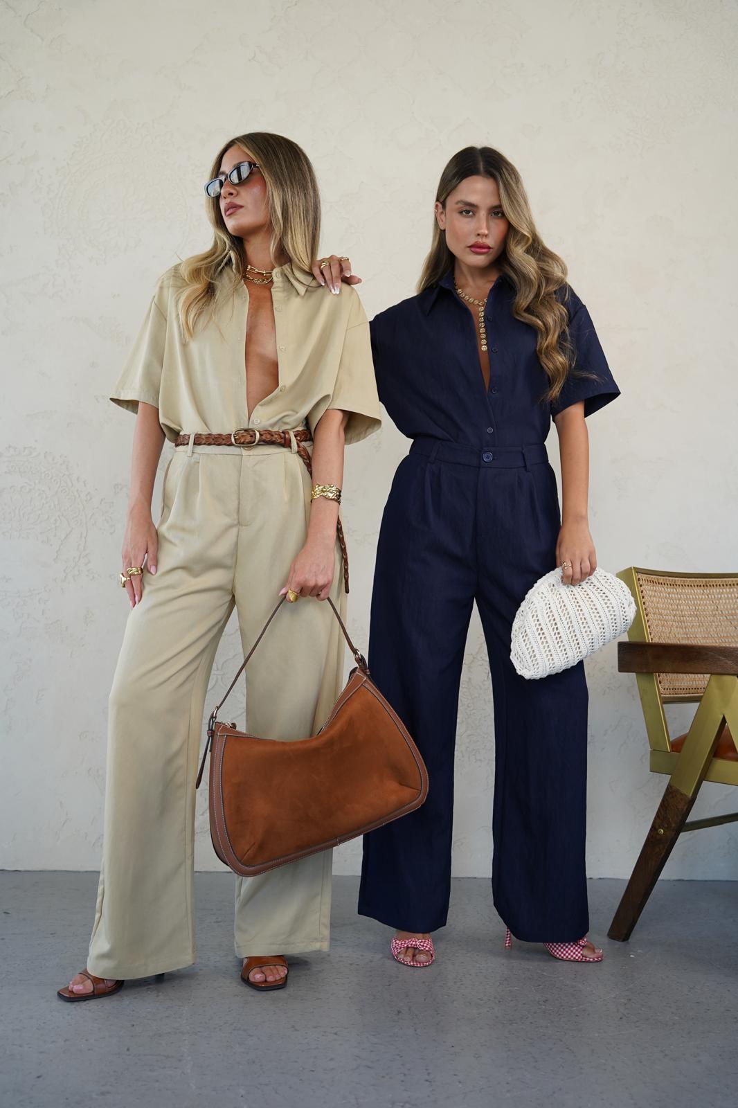 חליפת טינה כחול נייבי