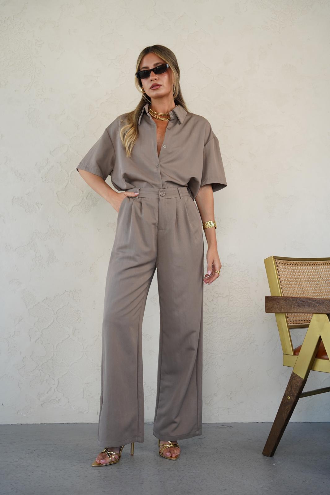 חליפת טינה קפה