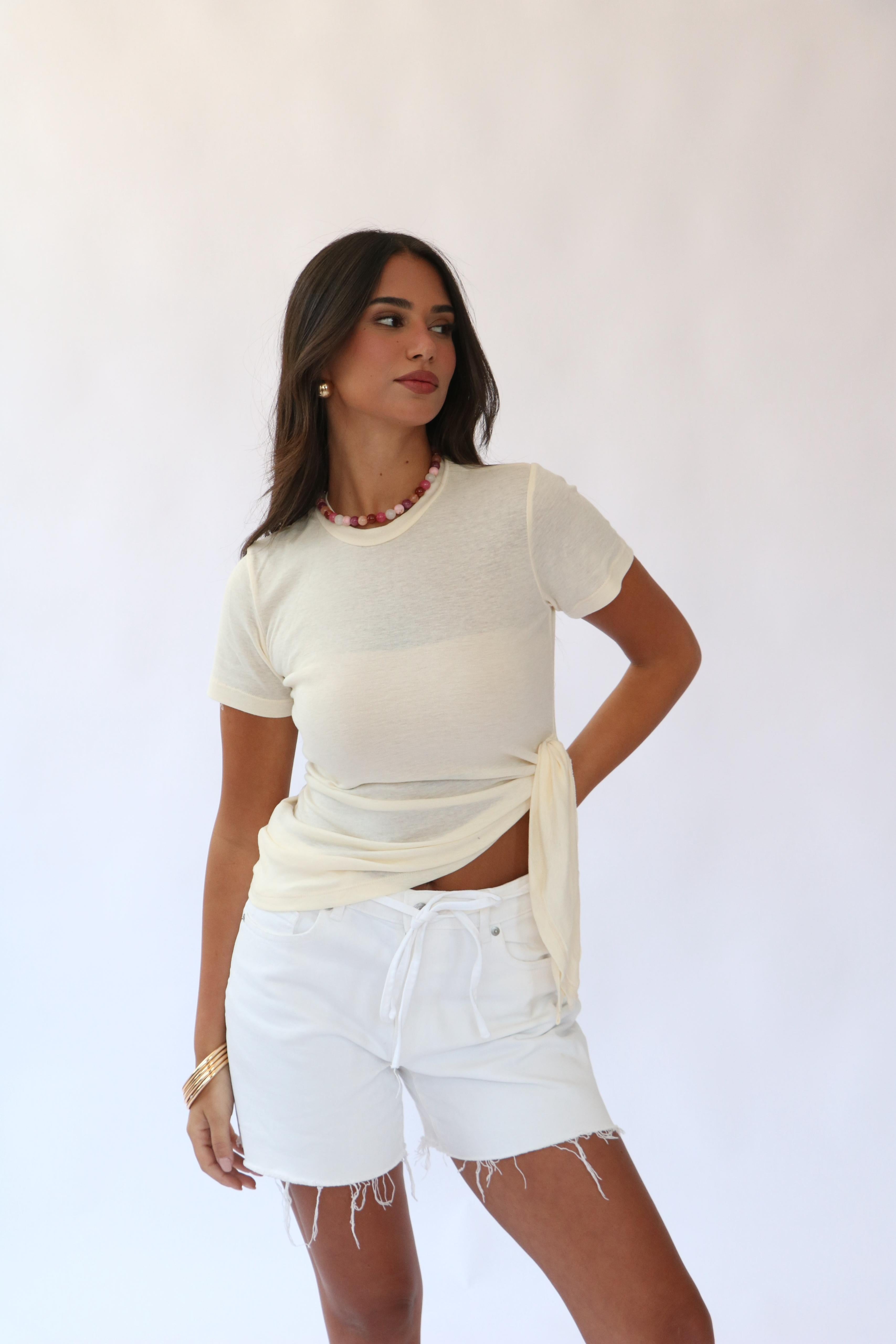 חולצת מרקור צהוב בננה