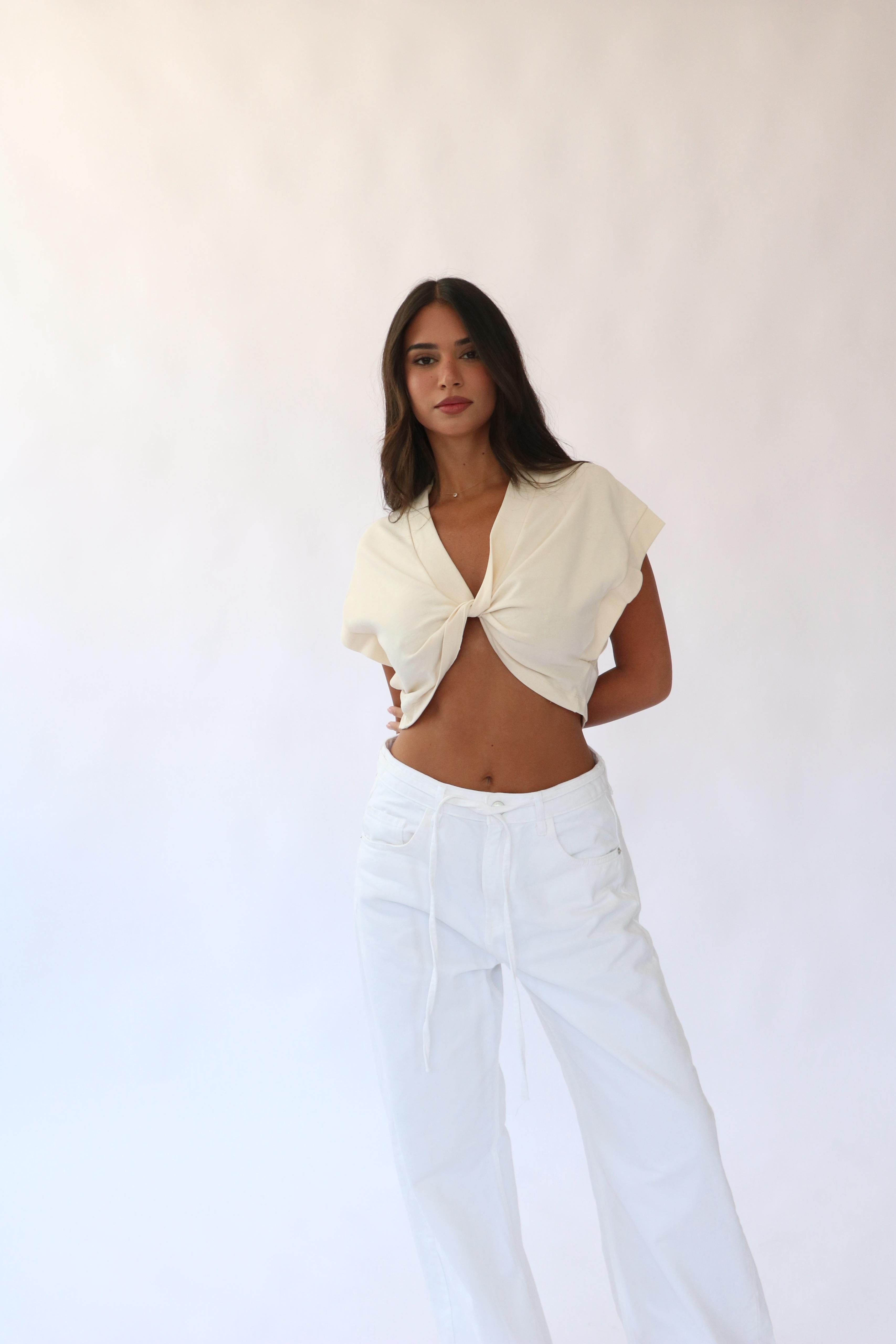 חולצת אדורה צהוב