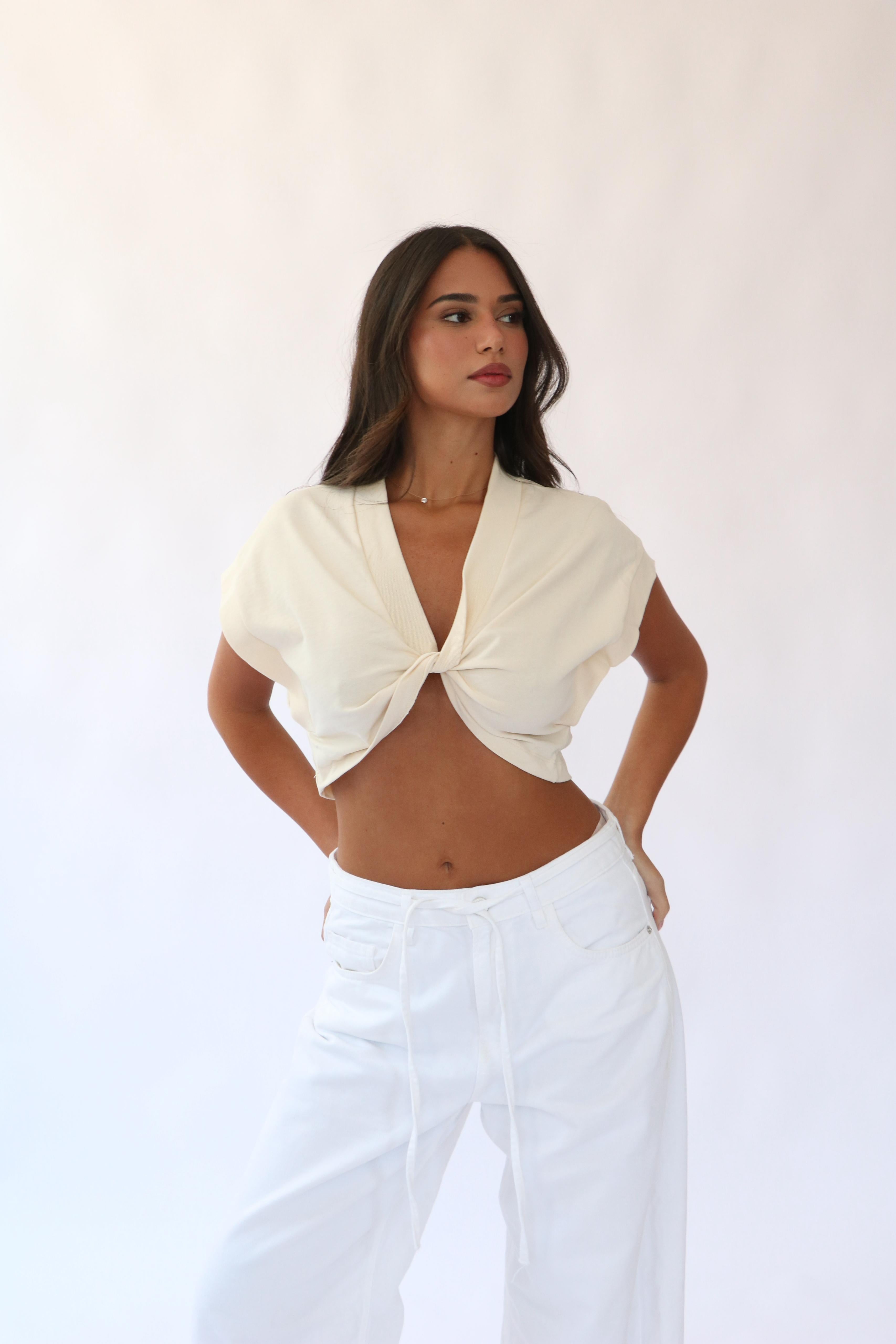 חולצת אדורה צהוב