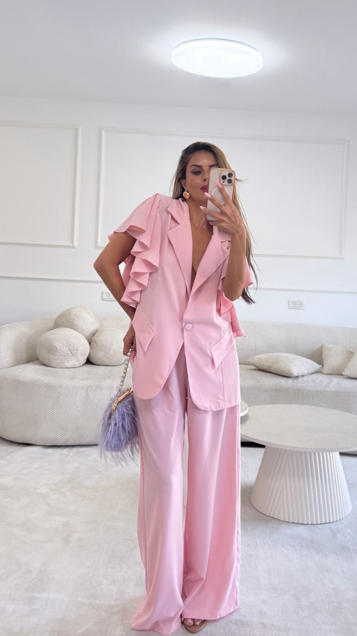 חליפת מלזיה ורוד