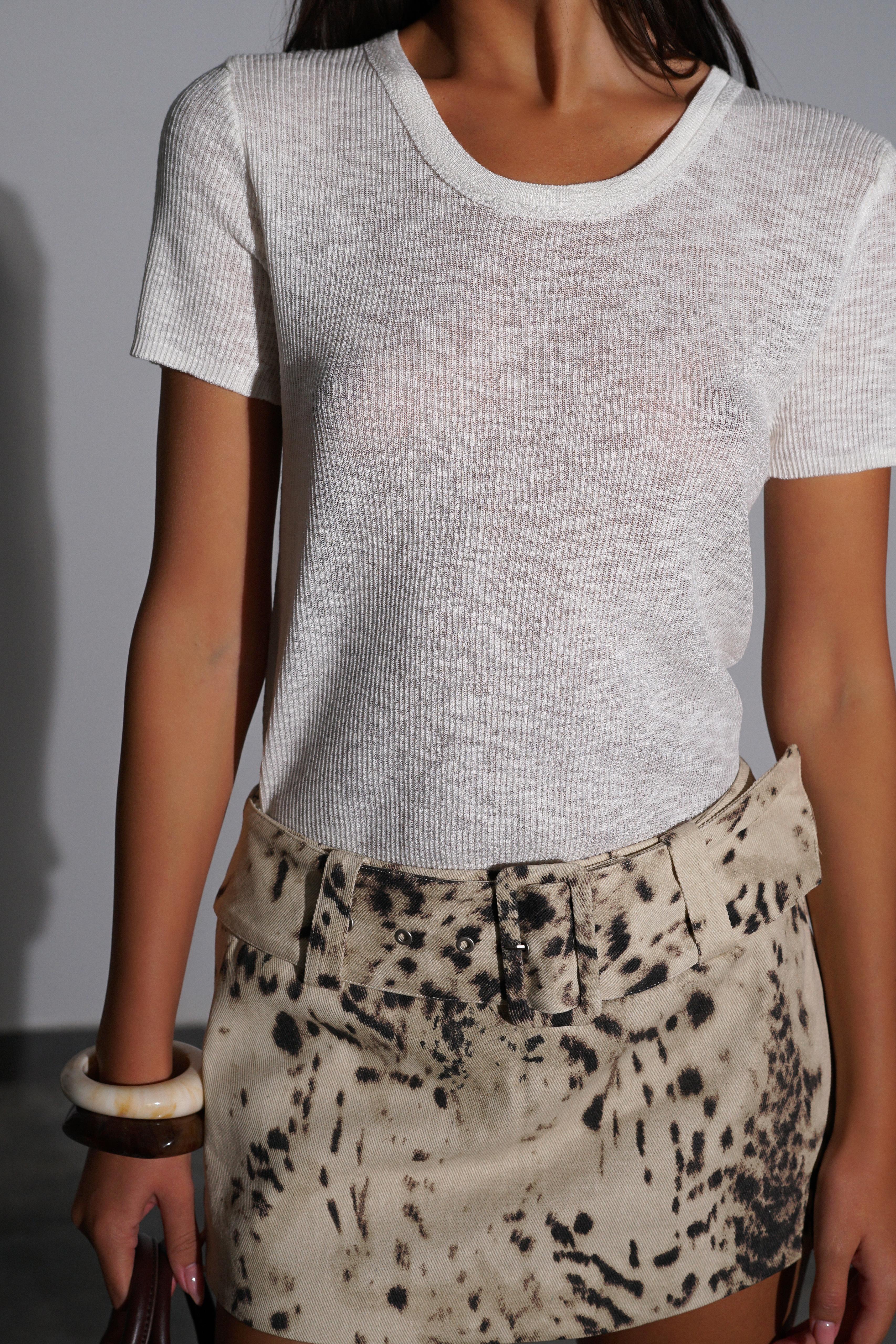 חולצת קירי לבן