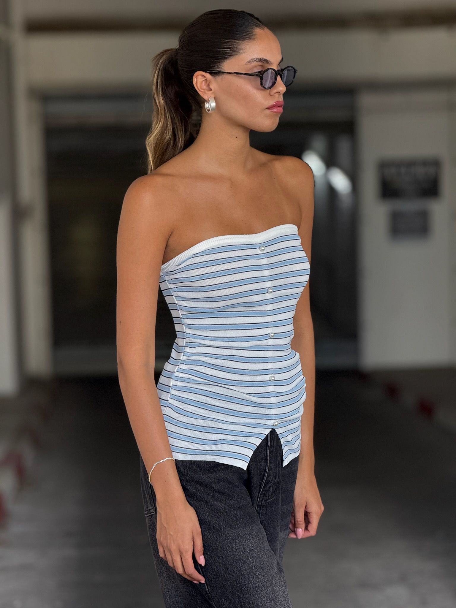 סטרפלס גלאור תכלת