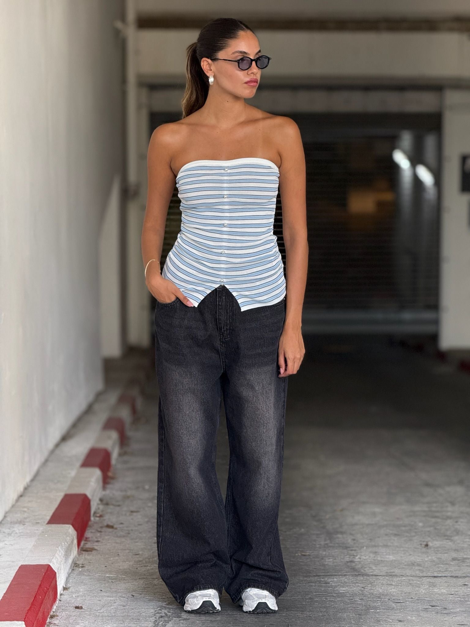 סטרפלס גלאור תכלת