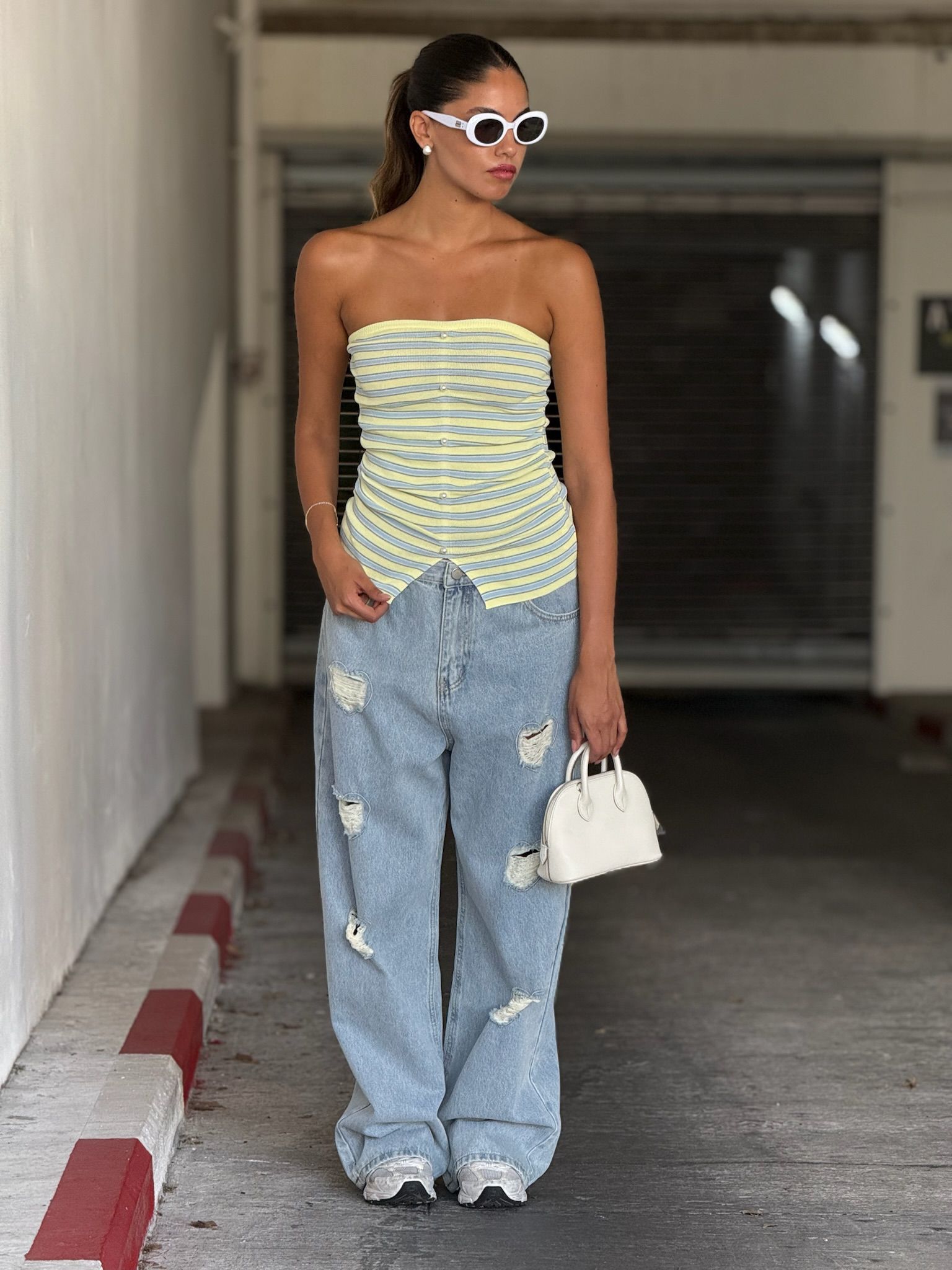 ג'ינס מיליה תכלת