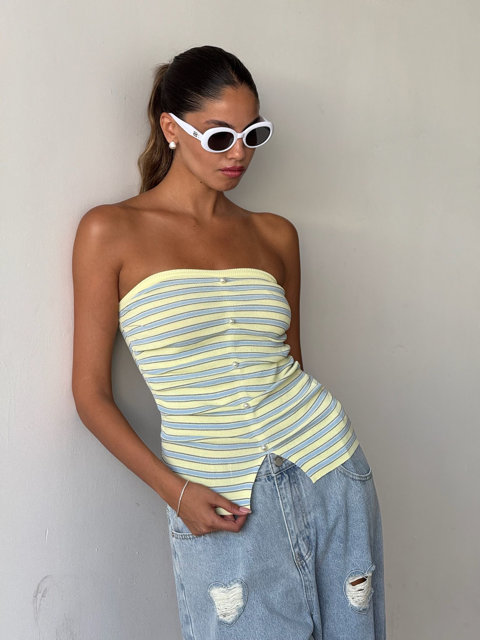 סטרפלס גלאור צהוב