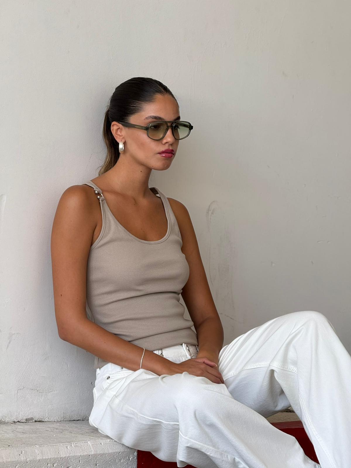 גופיית ליאנה מוקה