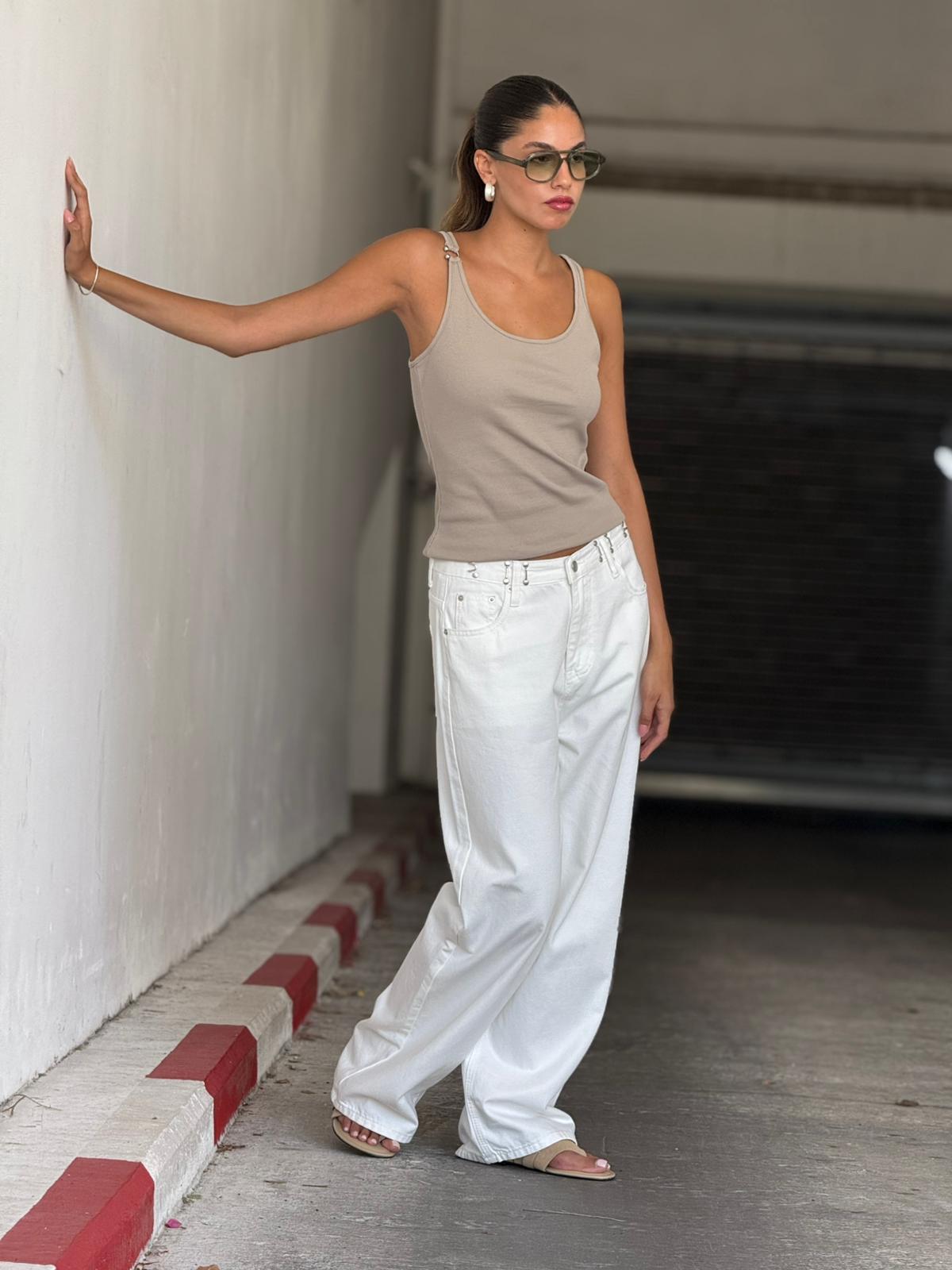 גופיית ליאנה מוקה